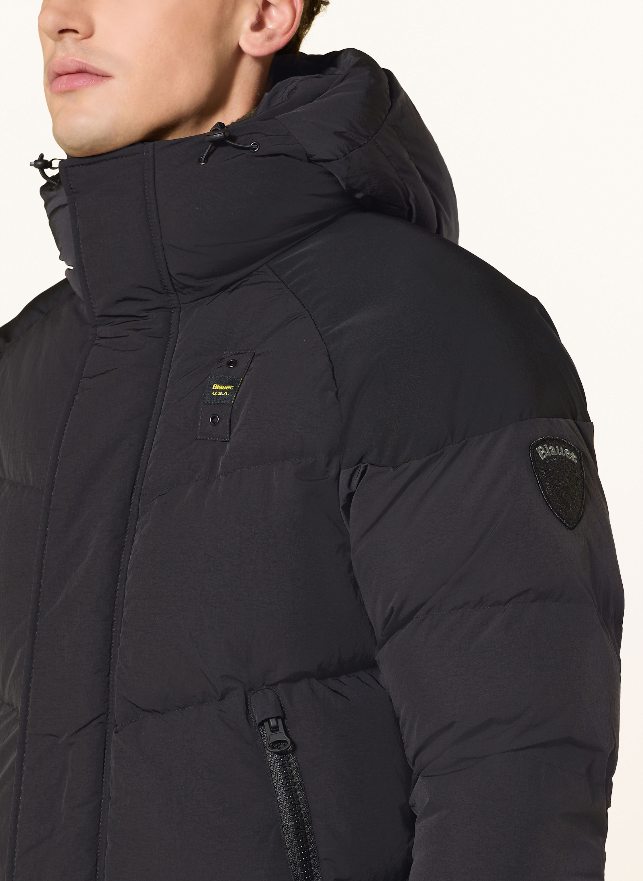 Thumbnail - Blauer Steppjacke Crown Mit Dupont™ Sorona®-Isolierung schwarz