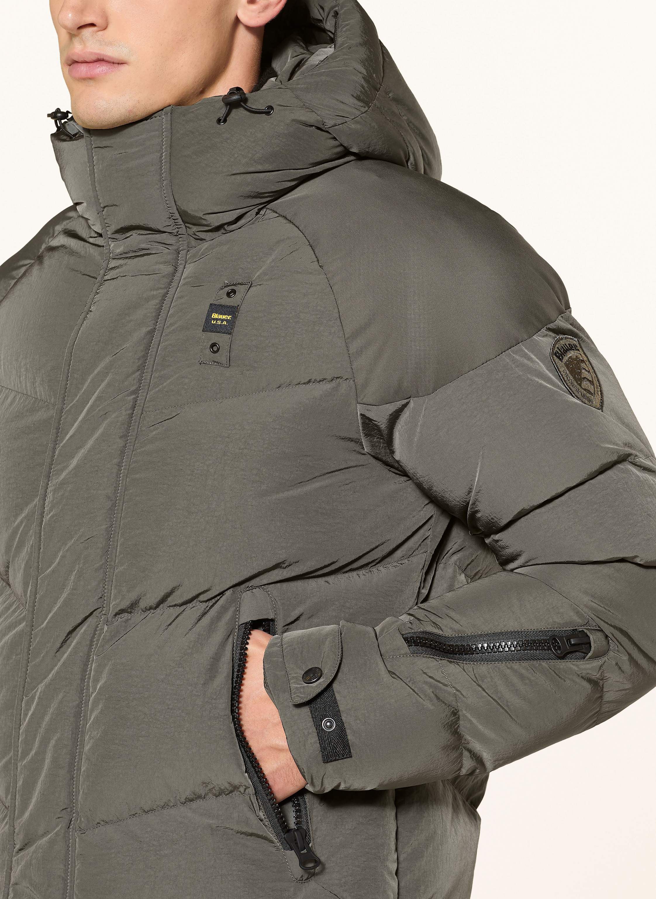 Thumbnail - Blauer Steppjacke Crown Mit Dupont™ Sorona®-Isolierung gruen
