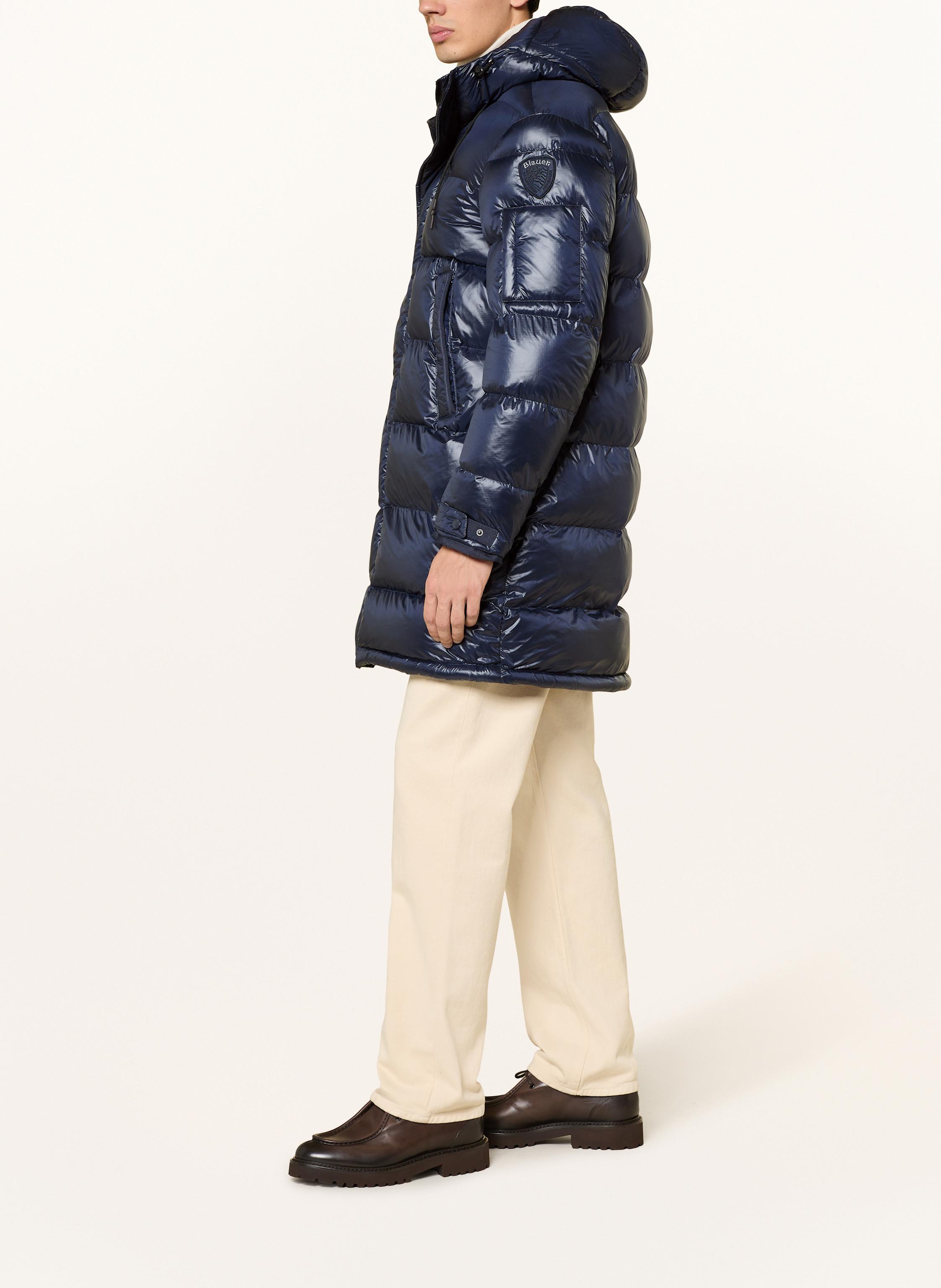 Thumbnail - Blauer Steppmantel Aldrich blau