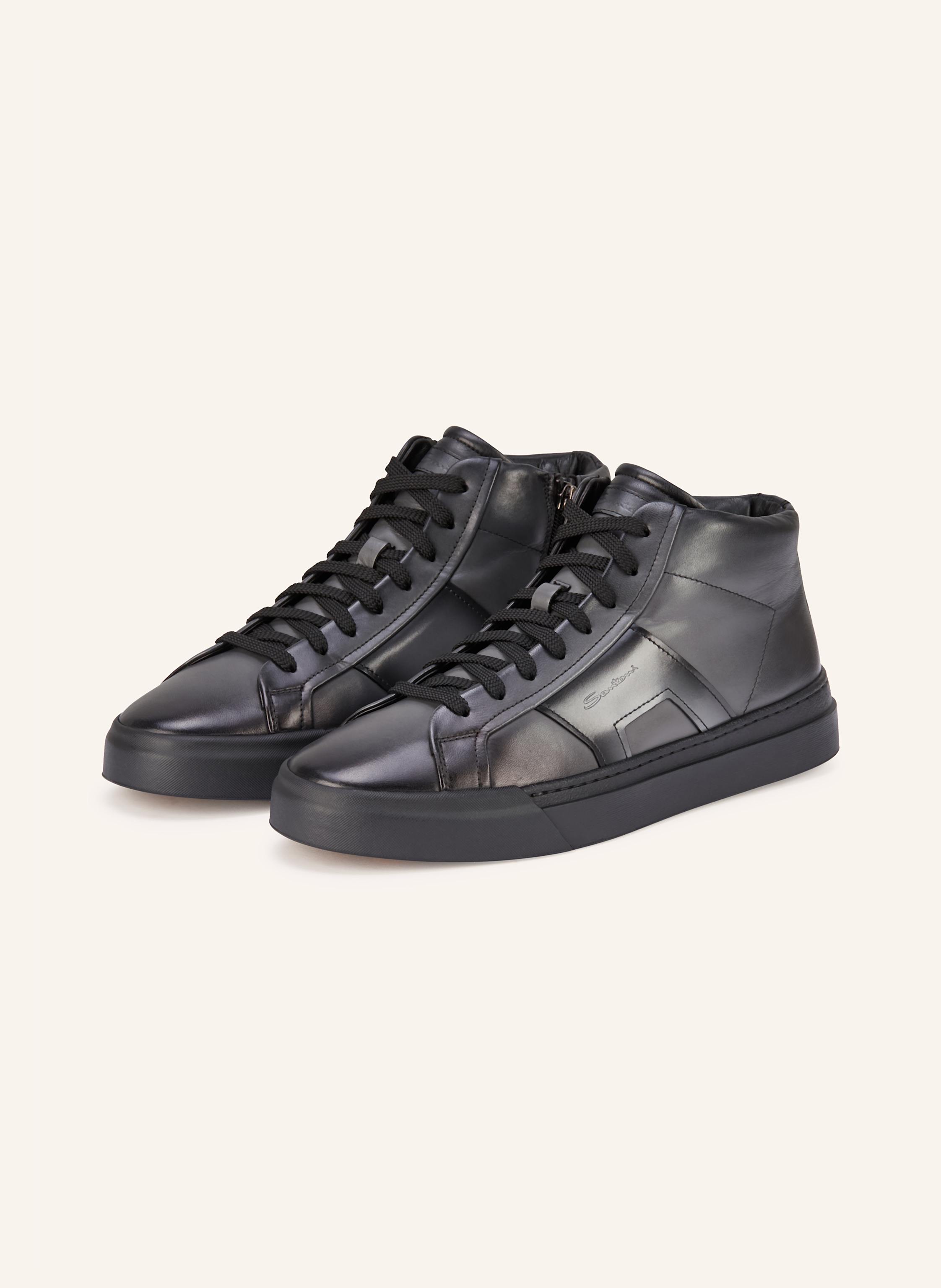 Santoni Santoni Hightop-Sneaker grau in DUNKELGRAU