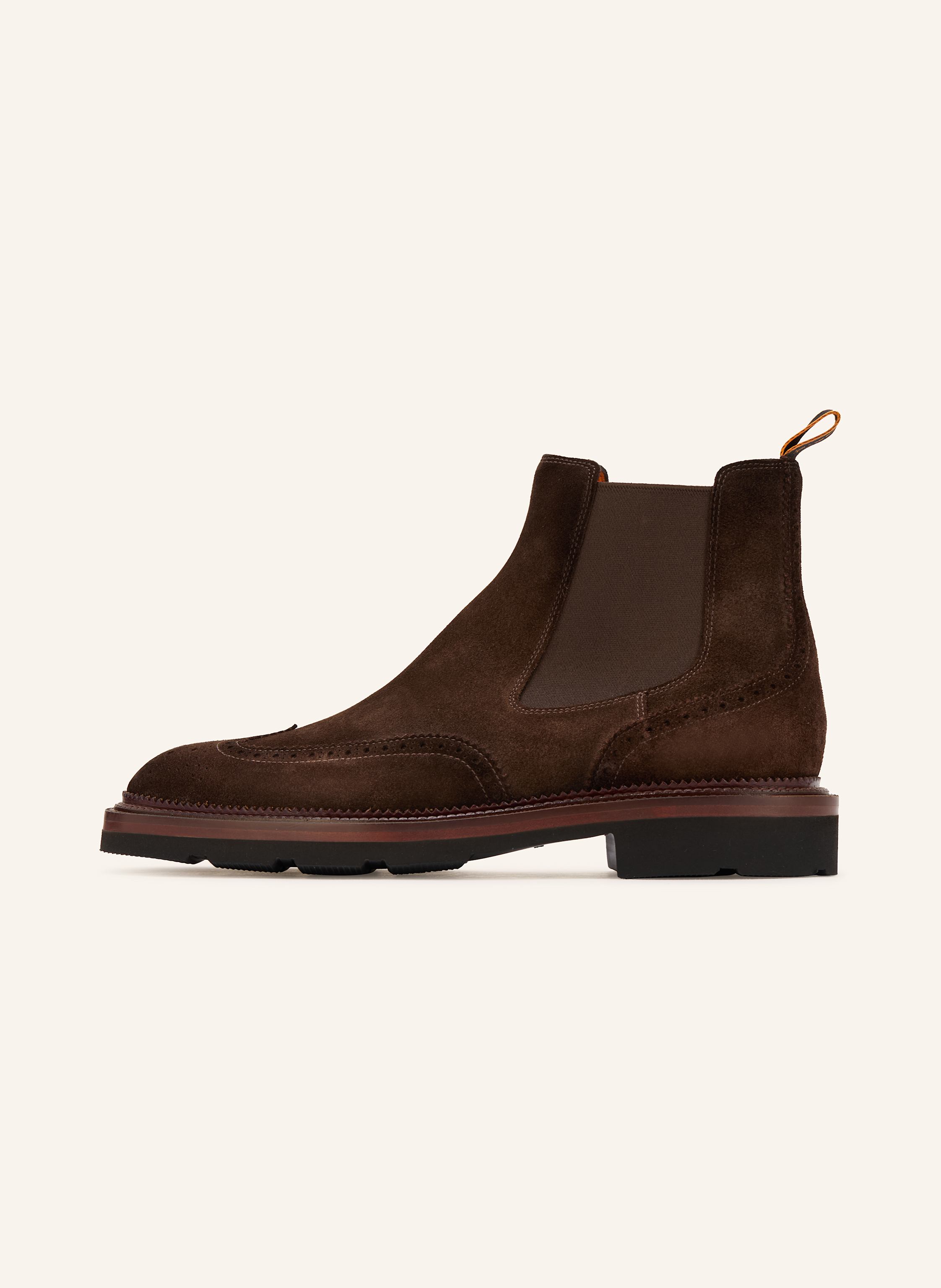 Thumbnail - Santoni Chelsea-Boots Kalamaboot braun