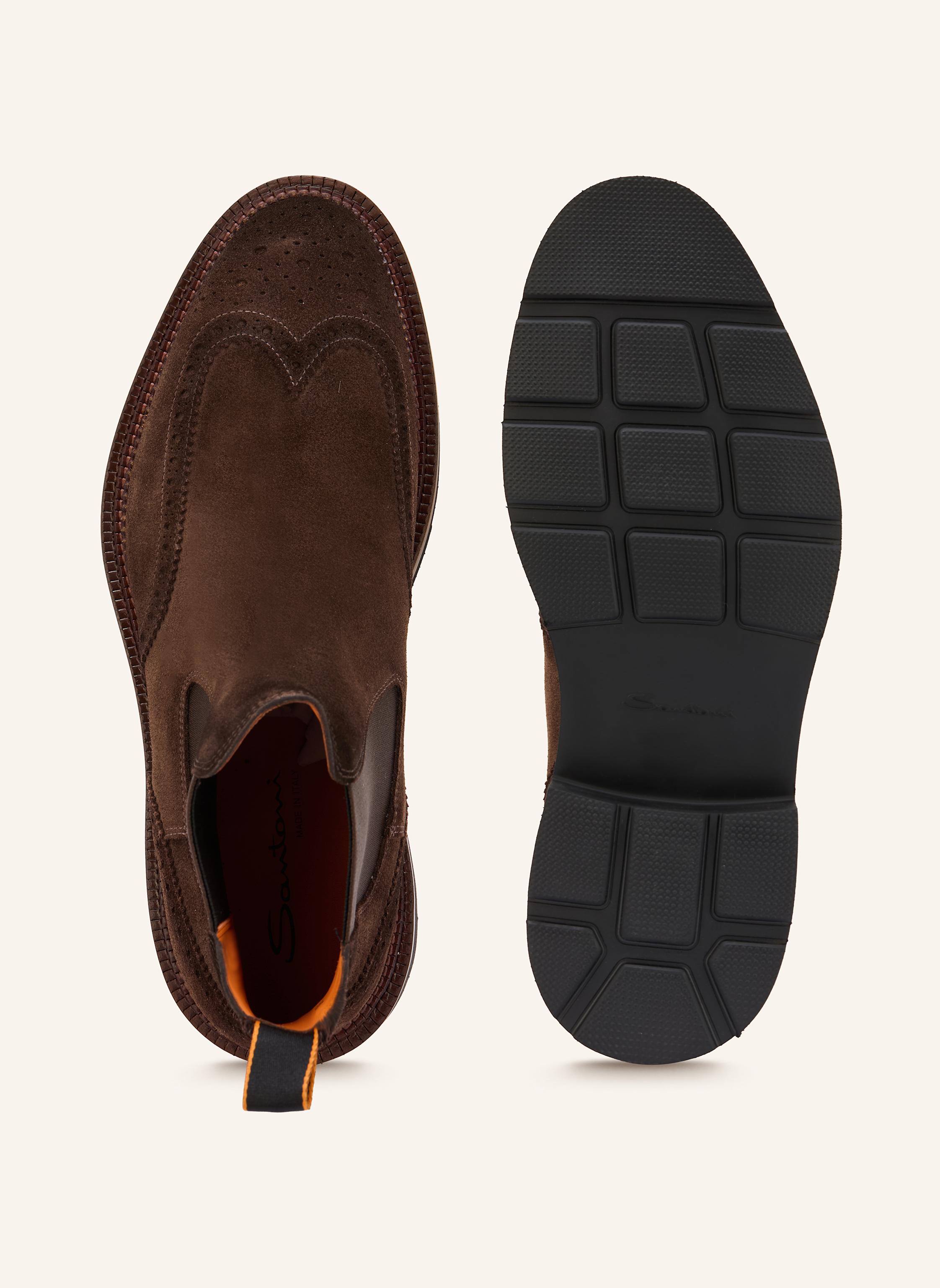 Thumbnail - Santoni Chelsea-Boots Kalamaboot braun