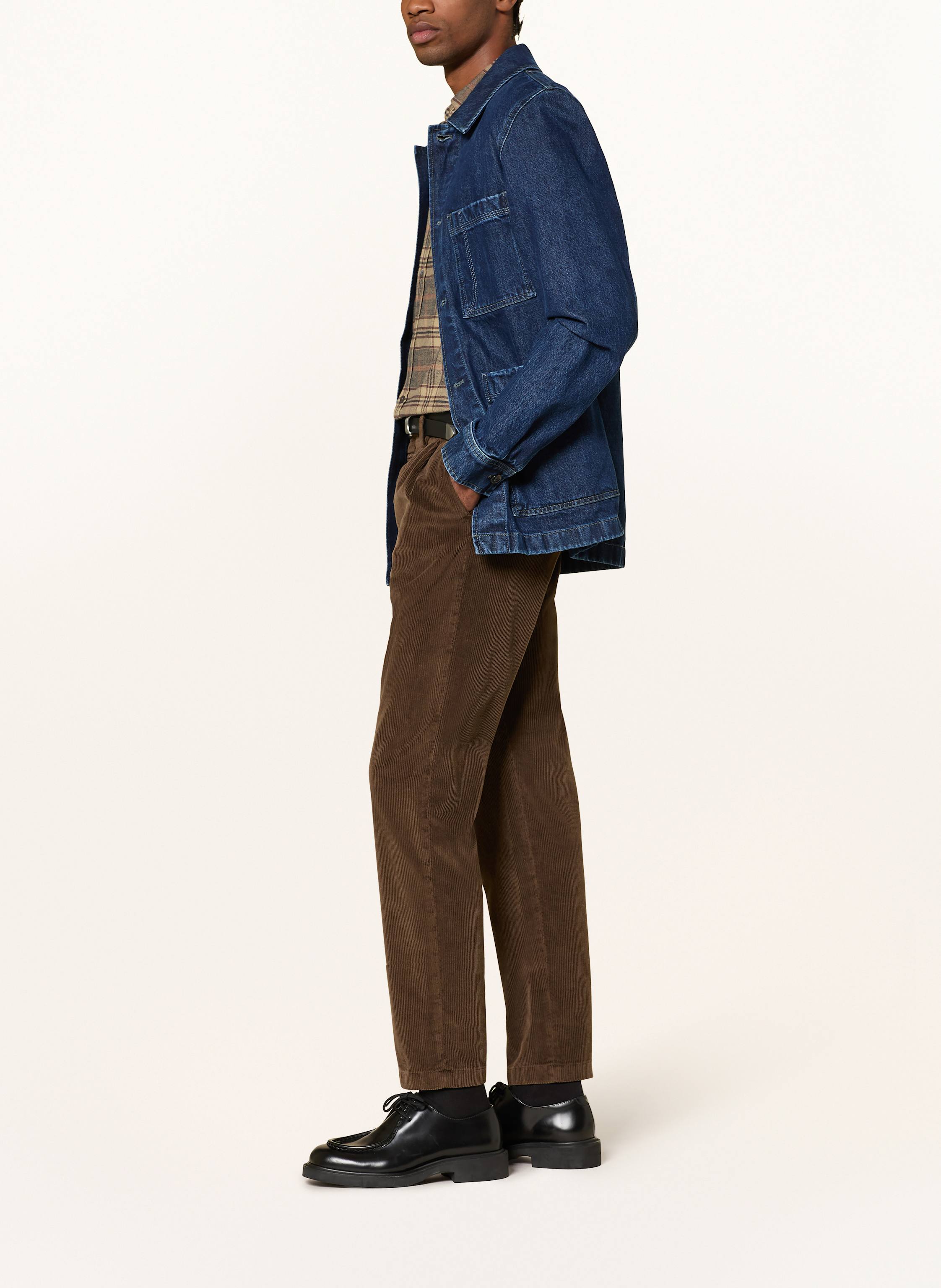 Thumbnail - Closed Cordhose Bergen Tapered Fit braun