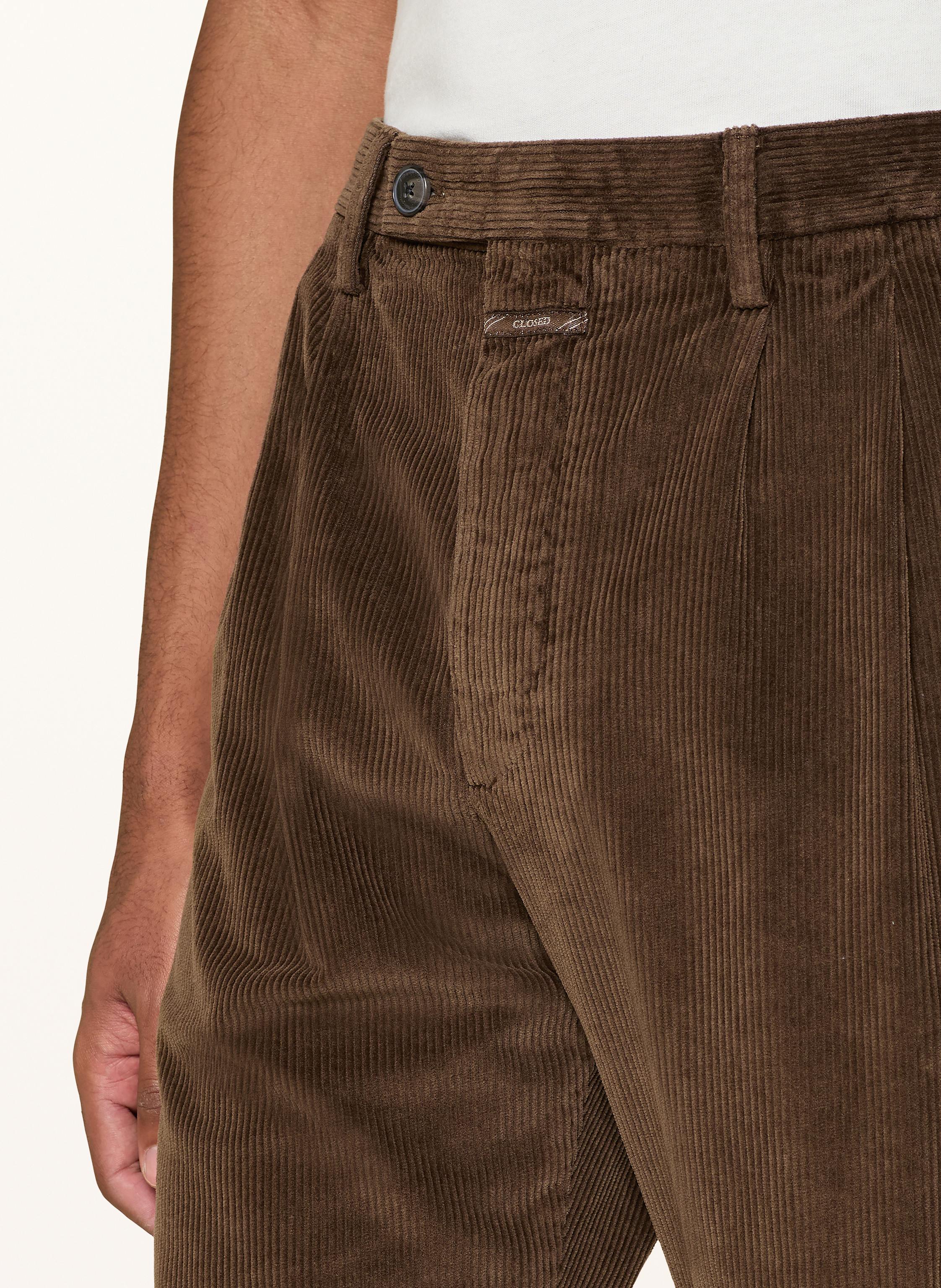 Thumbnail - Closed Cordhose Bergen Tapered Fit braun