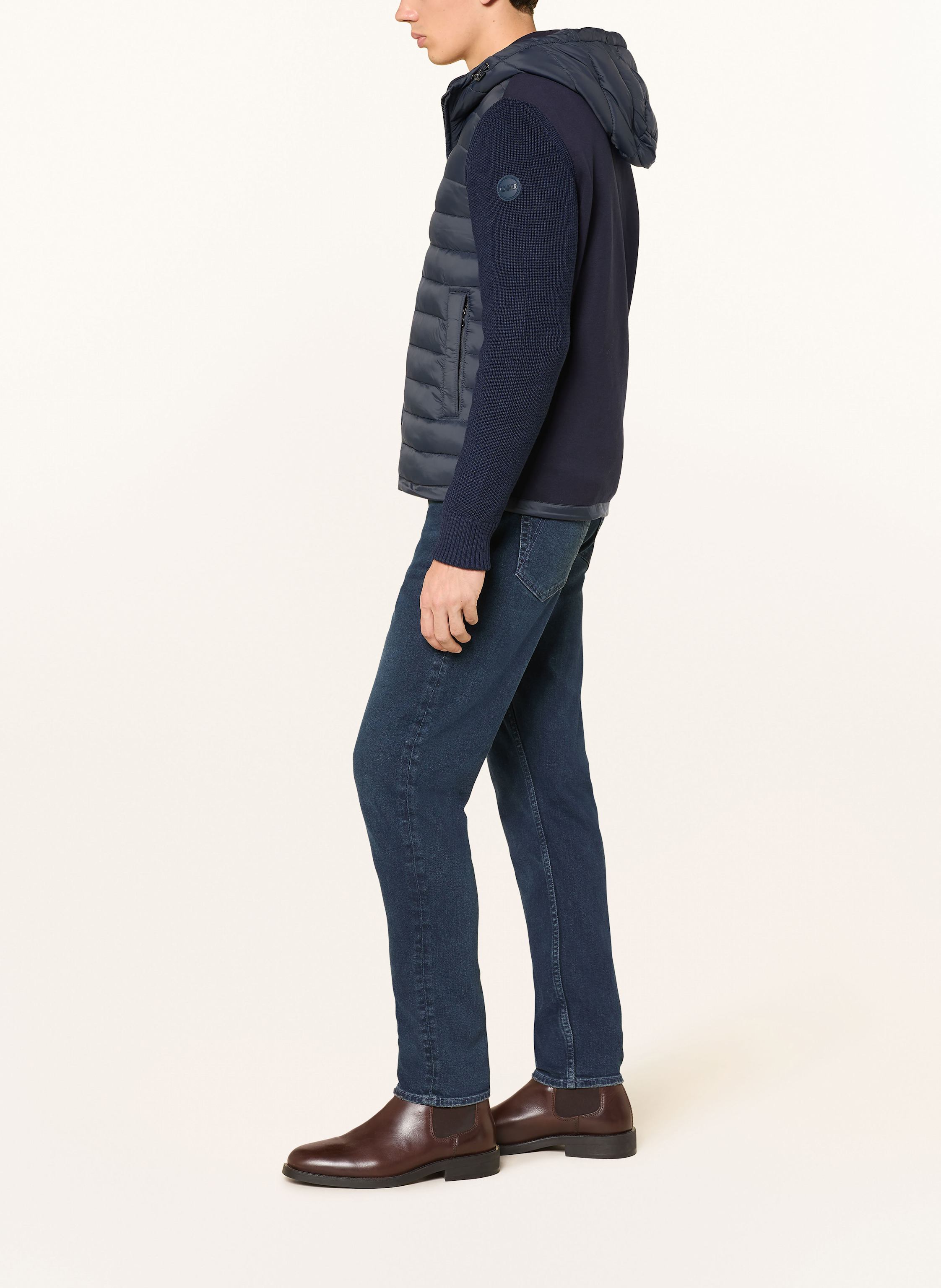 Thumbnail - Colmar Steppjacke Im Materialmix blau