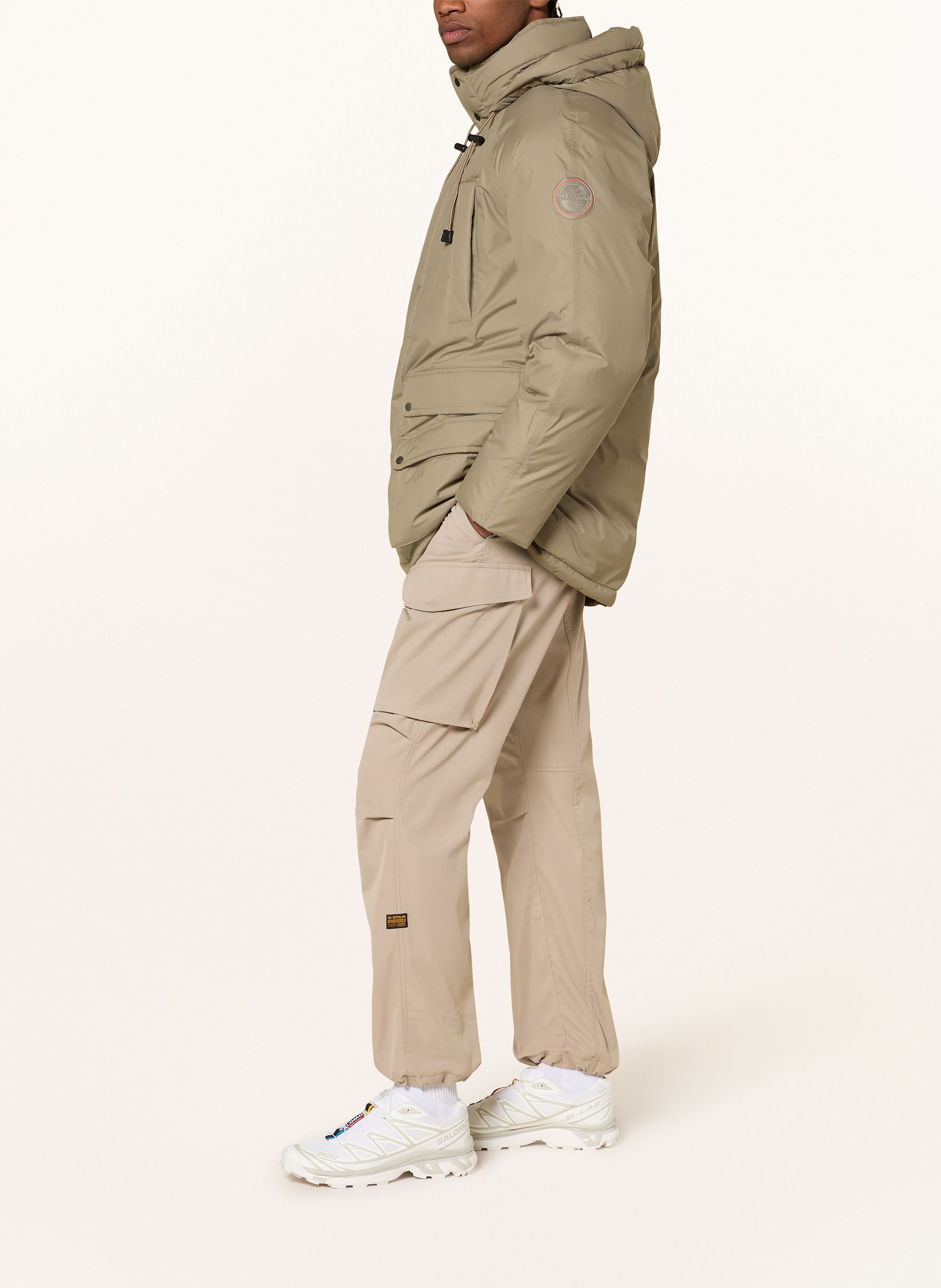 Thumbnail - Napapijri Parka A-Gail Zum Wenden Mit Abnehmbarer Kapuze beige