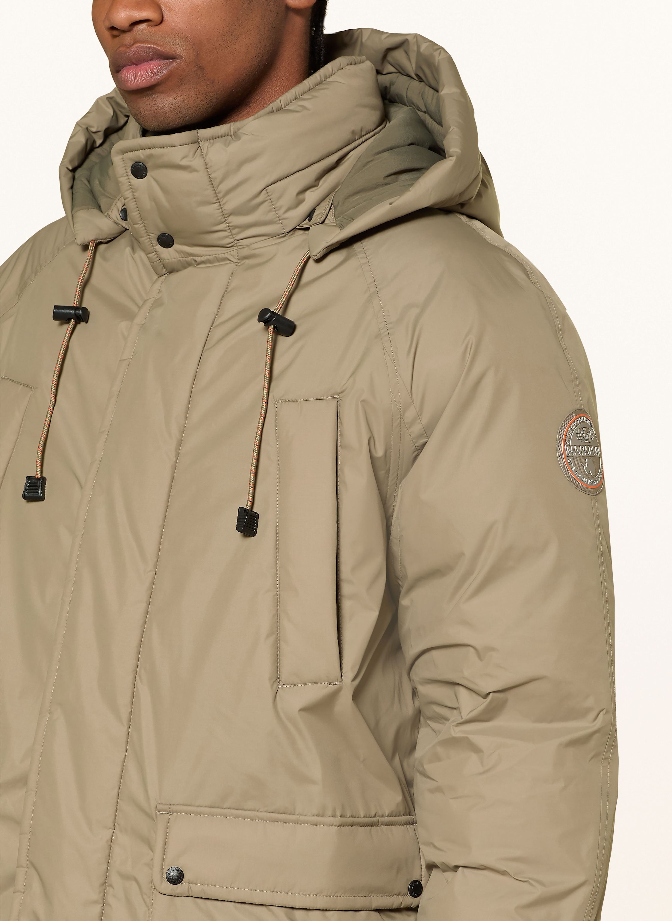 Thumbnail - Napapijri Parka A-Gail Zum Wenden Mit Abnehmbarer Kapuze beige