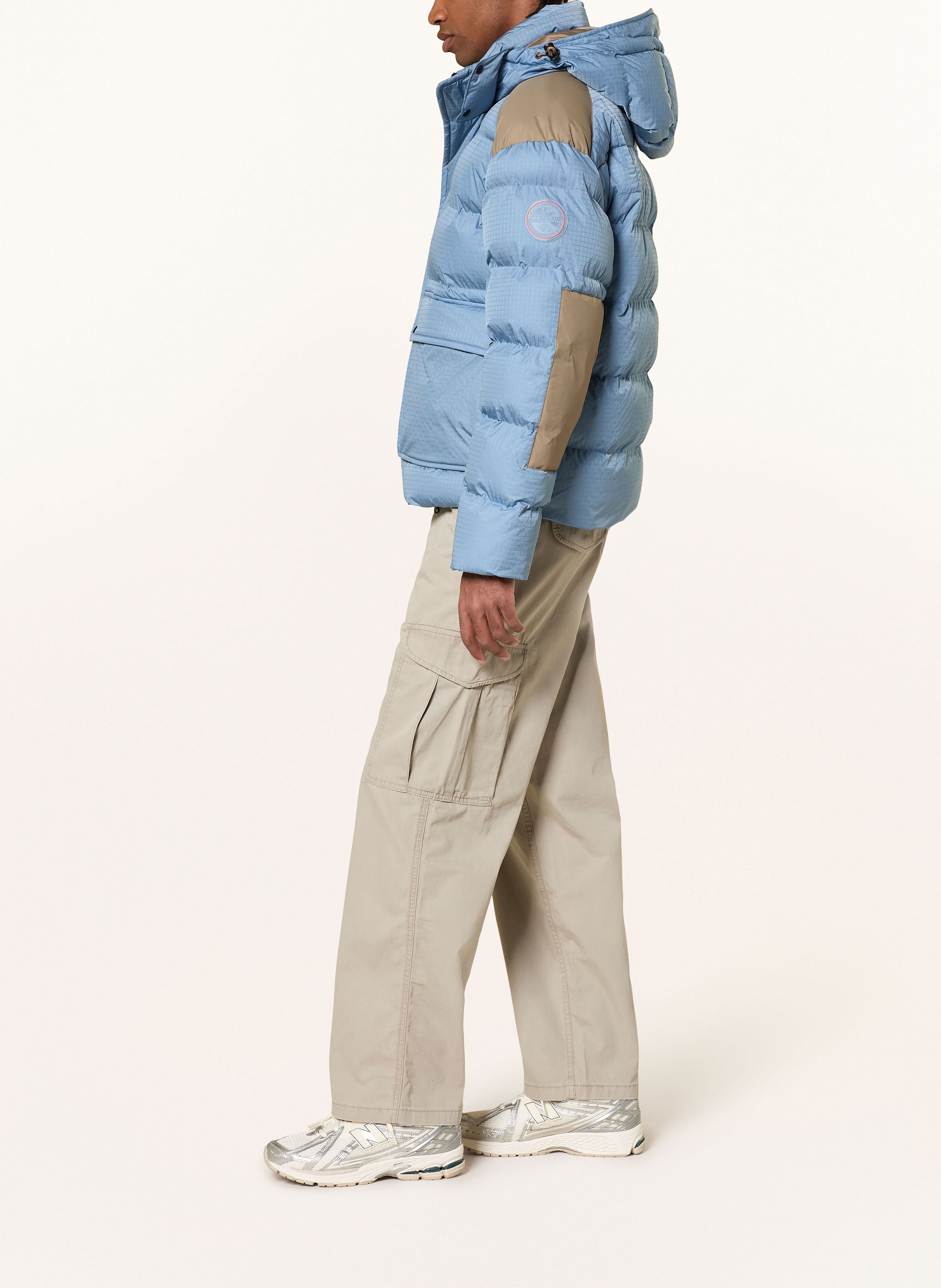 Thumbnail - Napapijri Steppjacke A-Gail Mit Abnehmbarer Kapuze blau