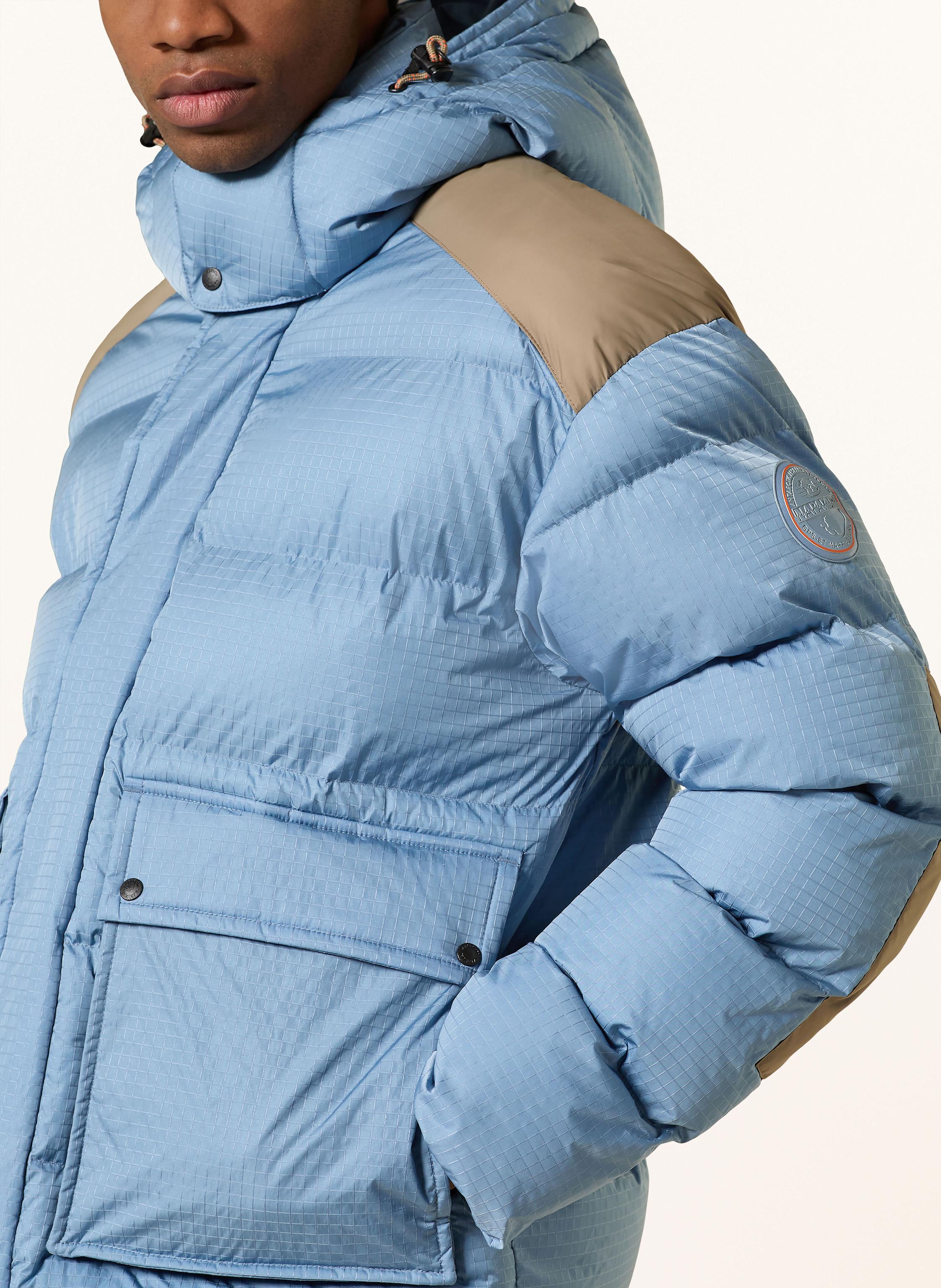 Thumbnail - Napapijri Steppjacke A-Gail Mit Abnehmbarer Kapuze blau