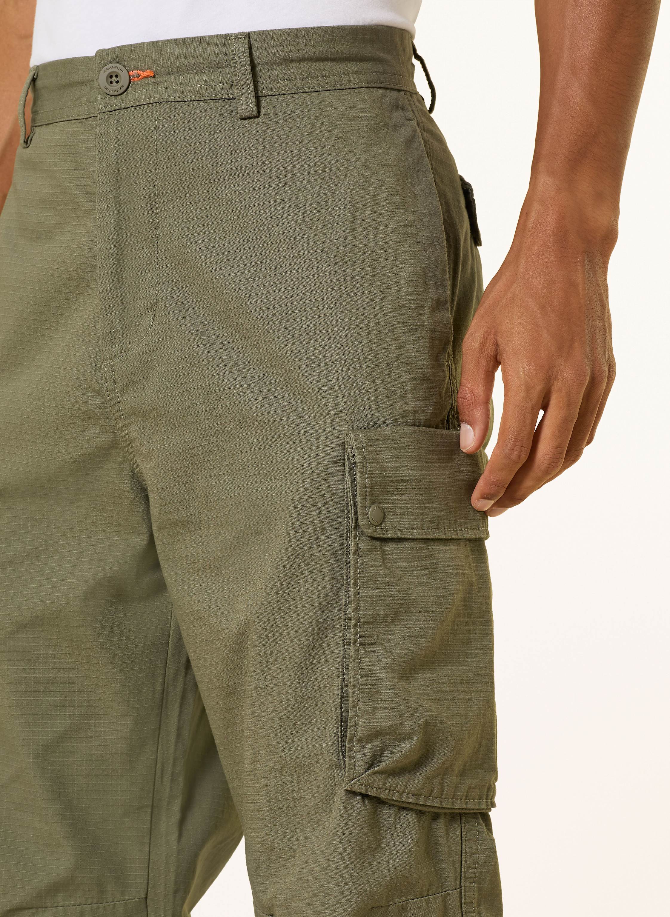 Thumbnail - Napapijri Cargohose M-Tures Oversized Fit gruen