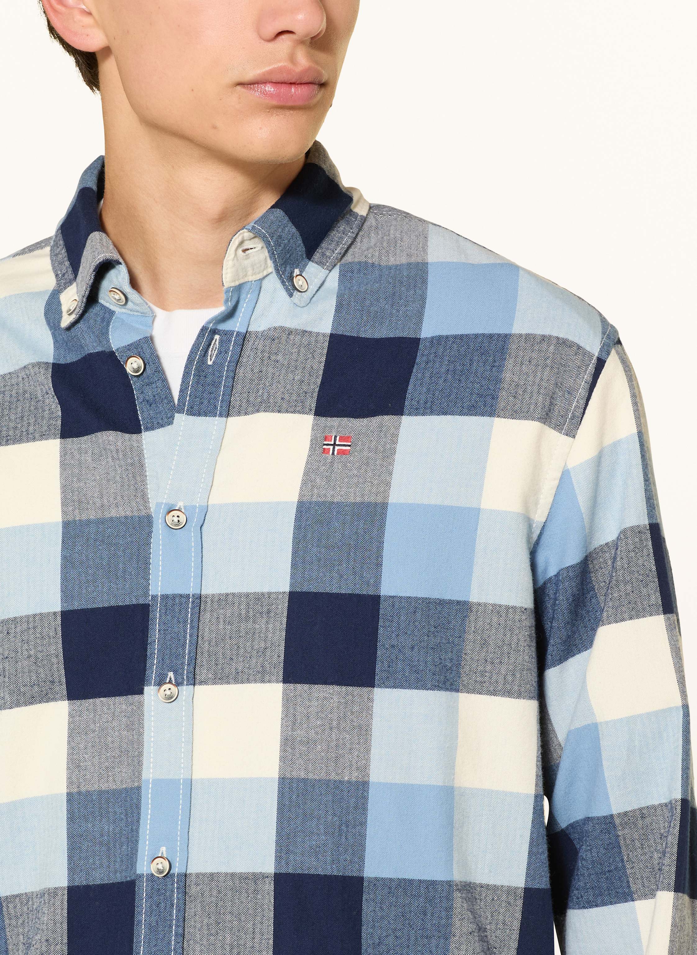 Thumbnail - Napapijri Hemd G-Trekking Relaxed Fit blau