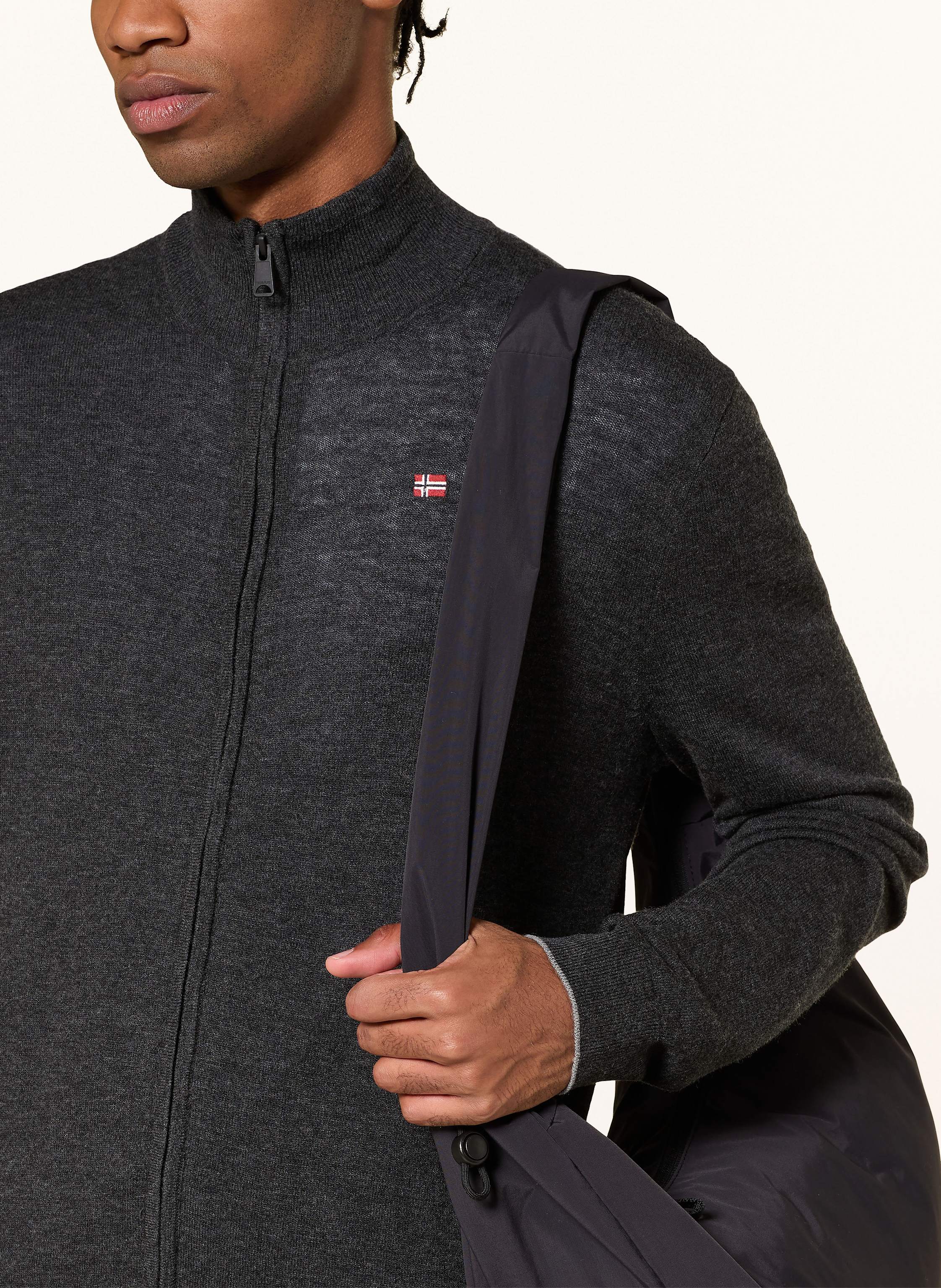 Thumbnail - Napapijri Strickjacke Damavand grau