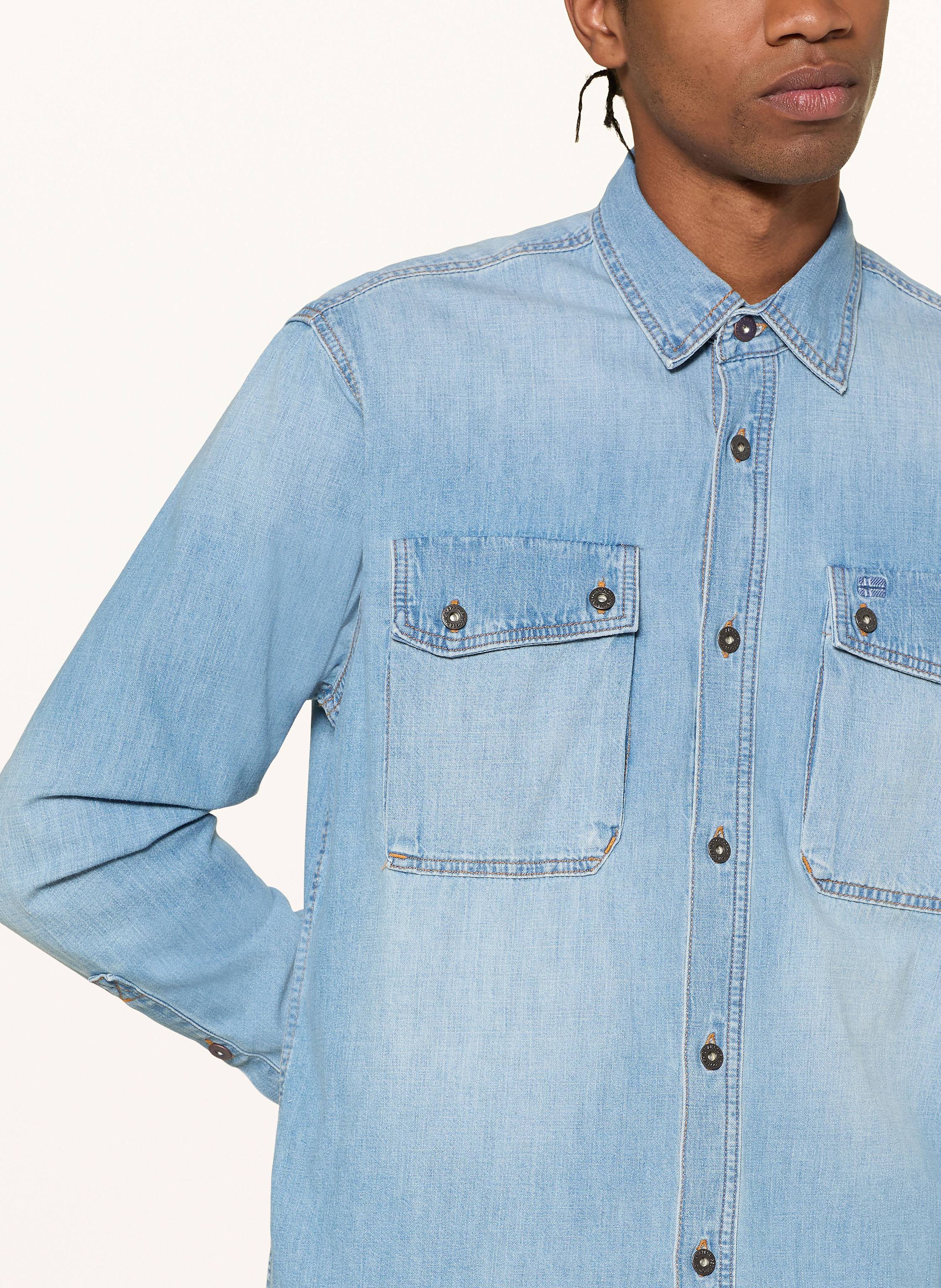 Thumbnail - Napapijri Jeanshemd O-Kiene Comfort Fit blau