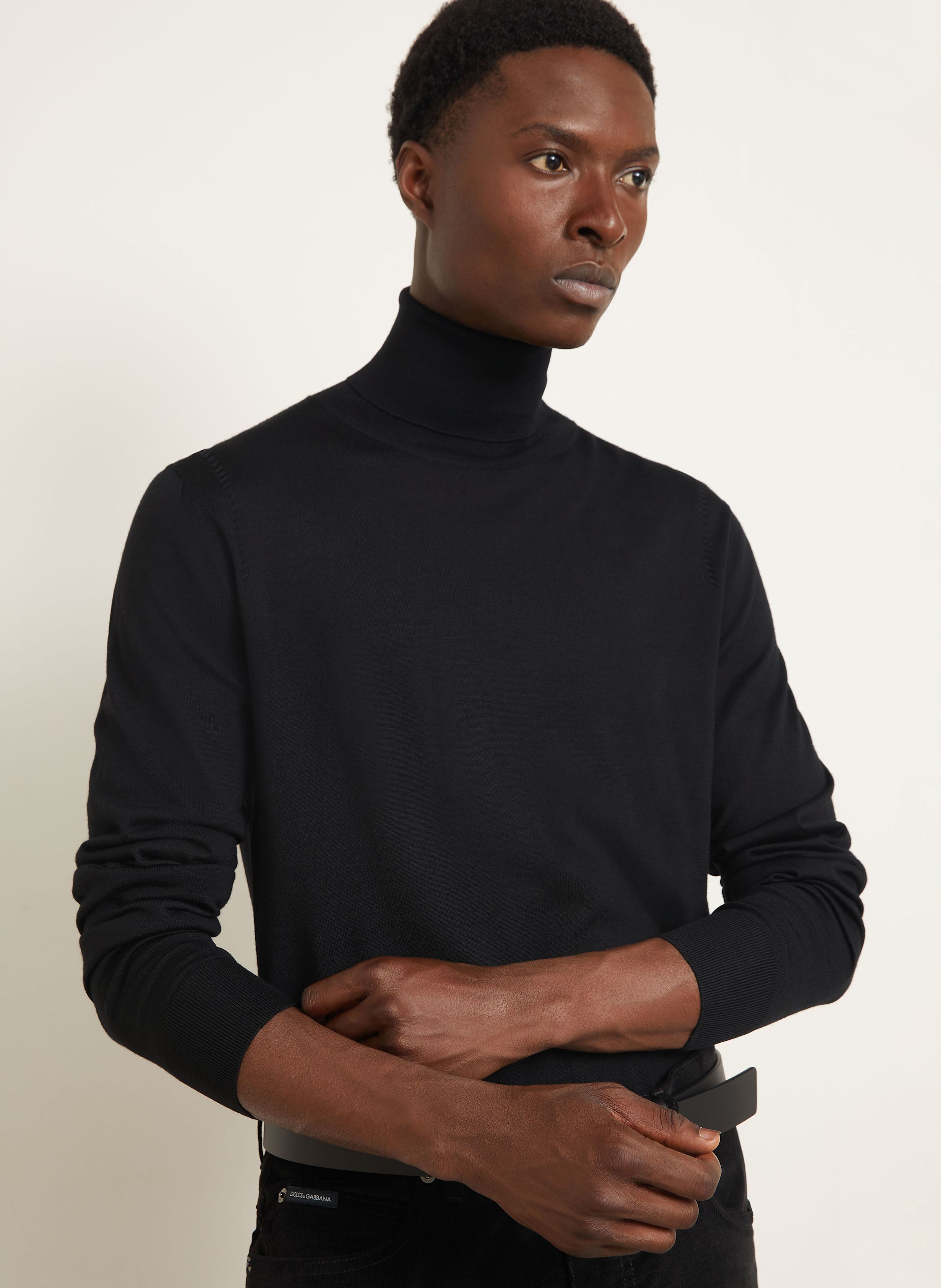 Thumbnail - Dolce & Gabbana Rollkragenpullover schwarz