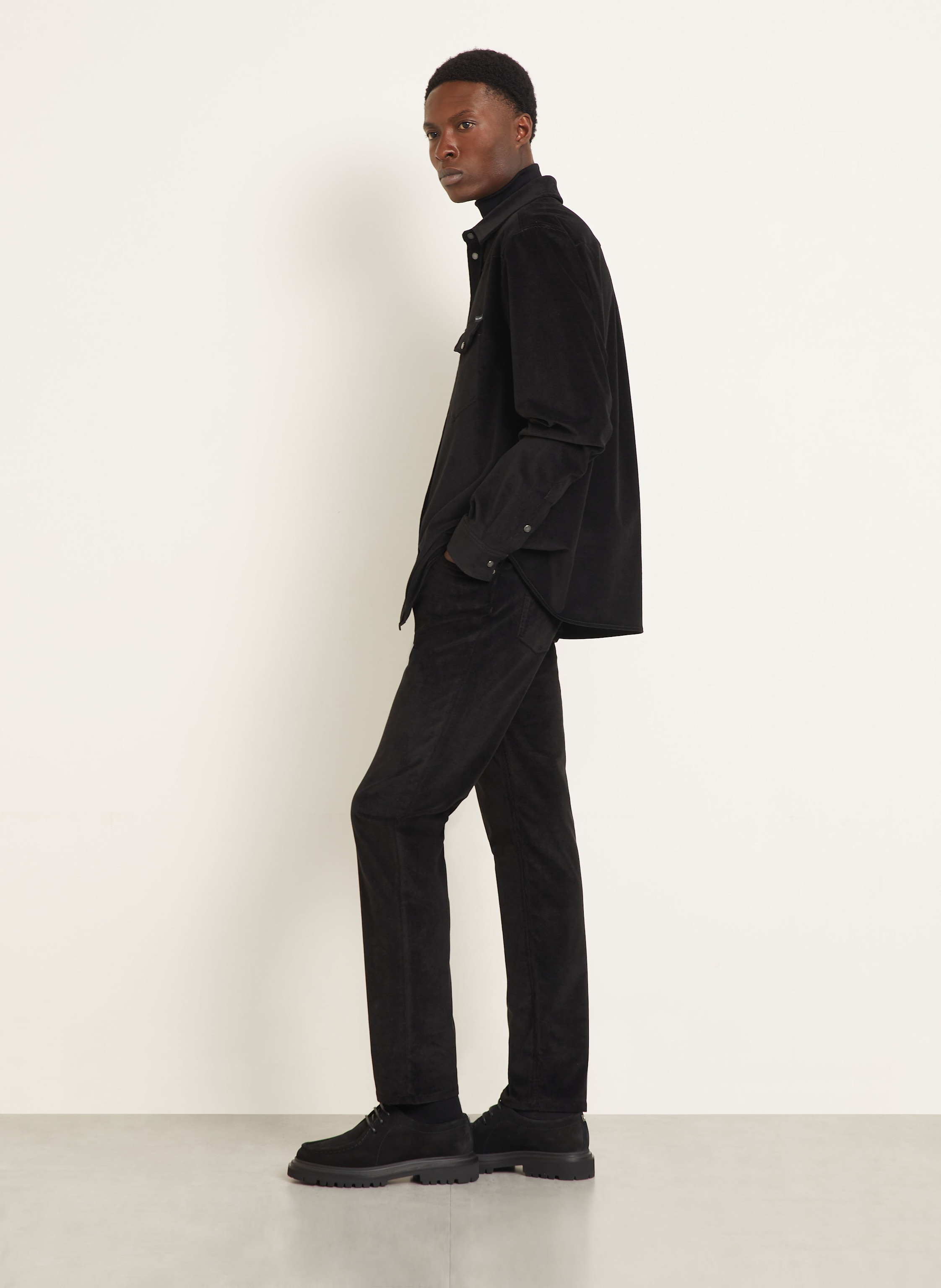 Thumbnail - Dolce & Gabbana Cordhose Slim Fit schwarz