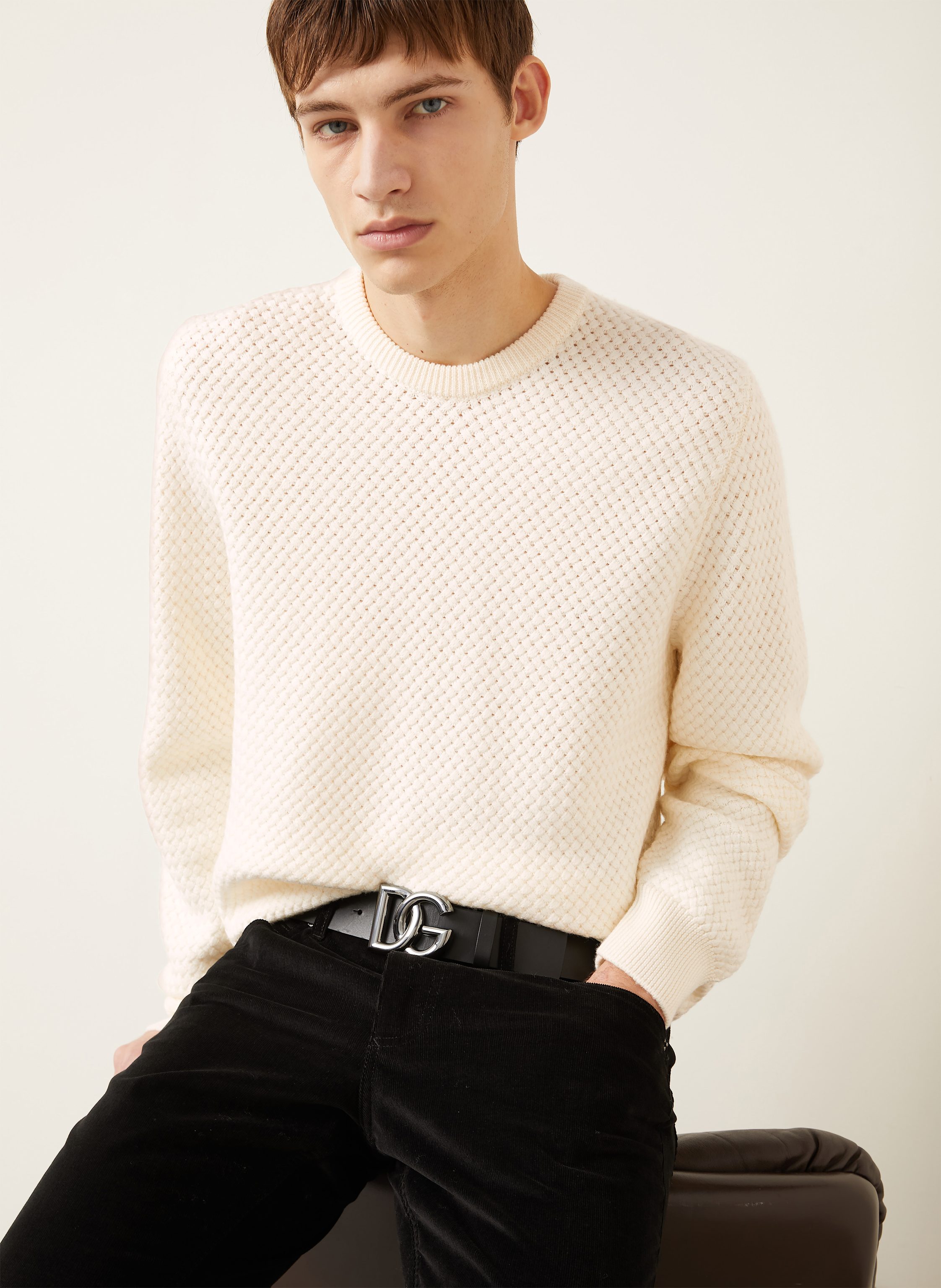 Thumbnail - Dolce & Gabbana Pullover weiss