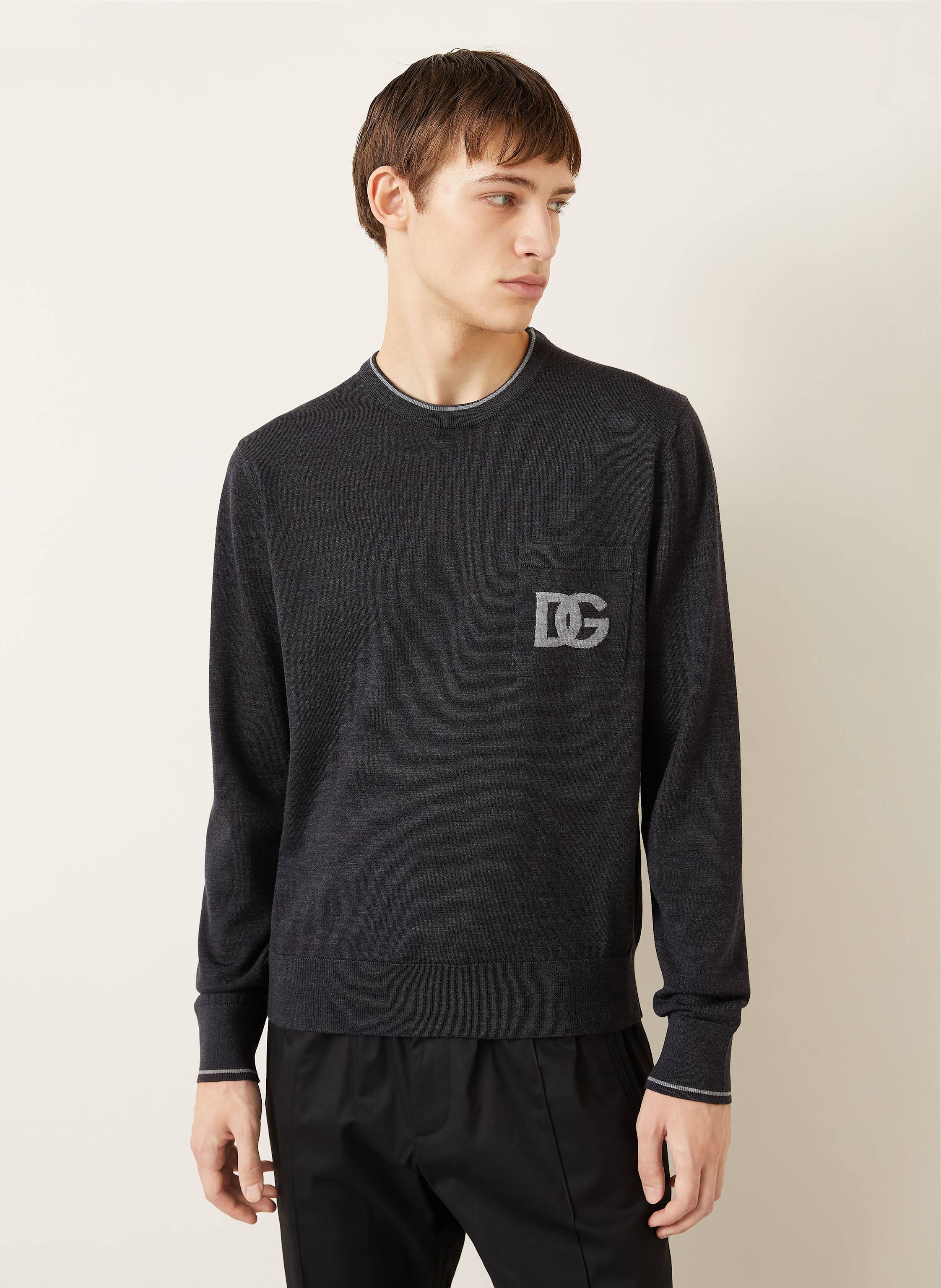 Thumbnail - Dolce & Gabbana Pullover grau