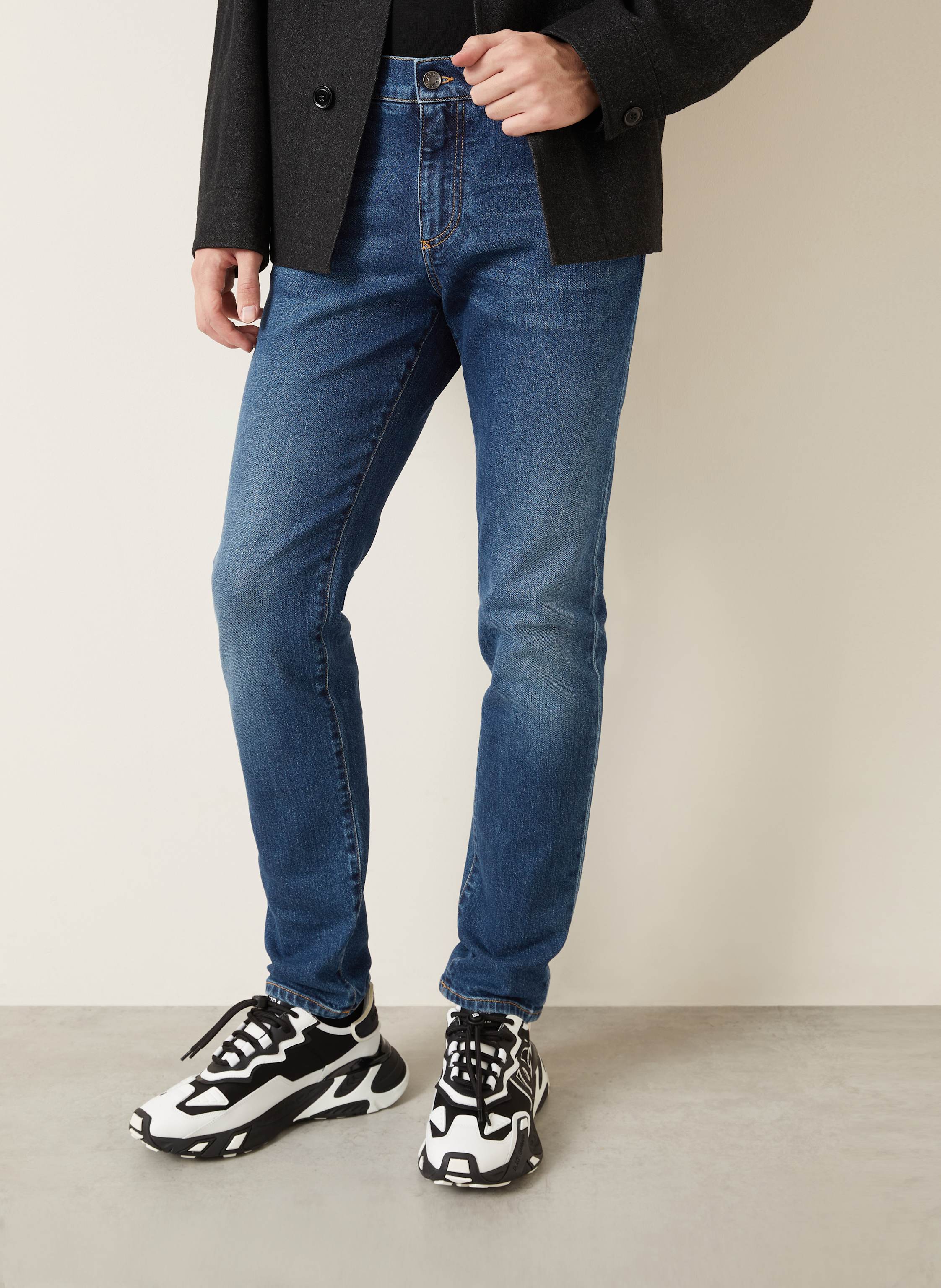 Thumbnail - Dolce & Gabbana Jeans Slim Fit blau