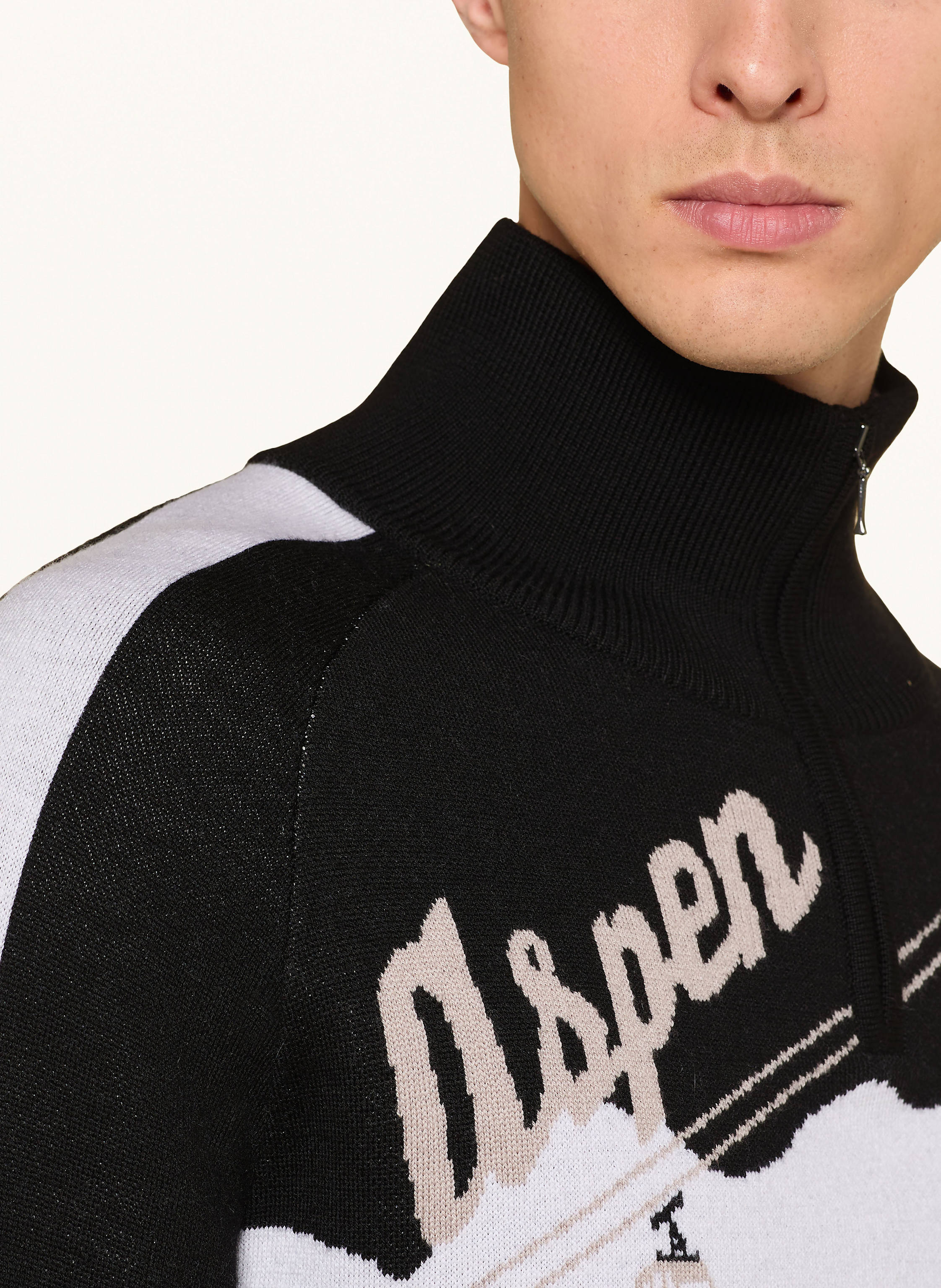 Thumbnail - We Norwegians Troyer Afterski Aus Merinowolle schwarz