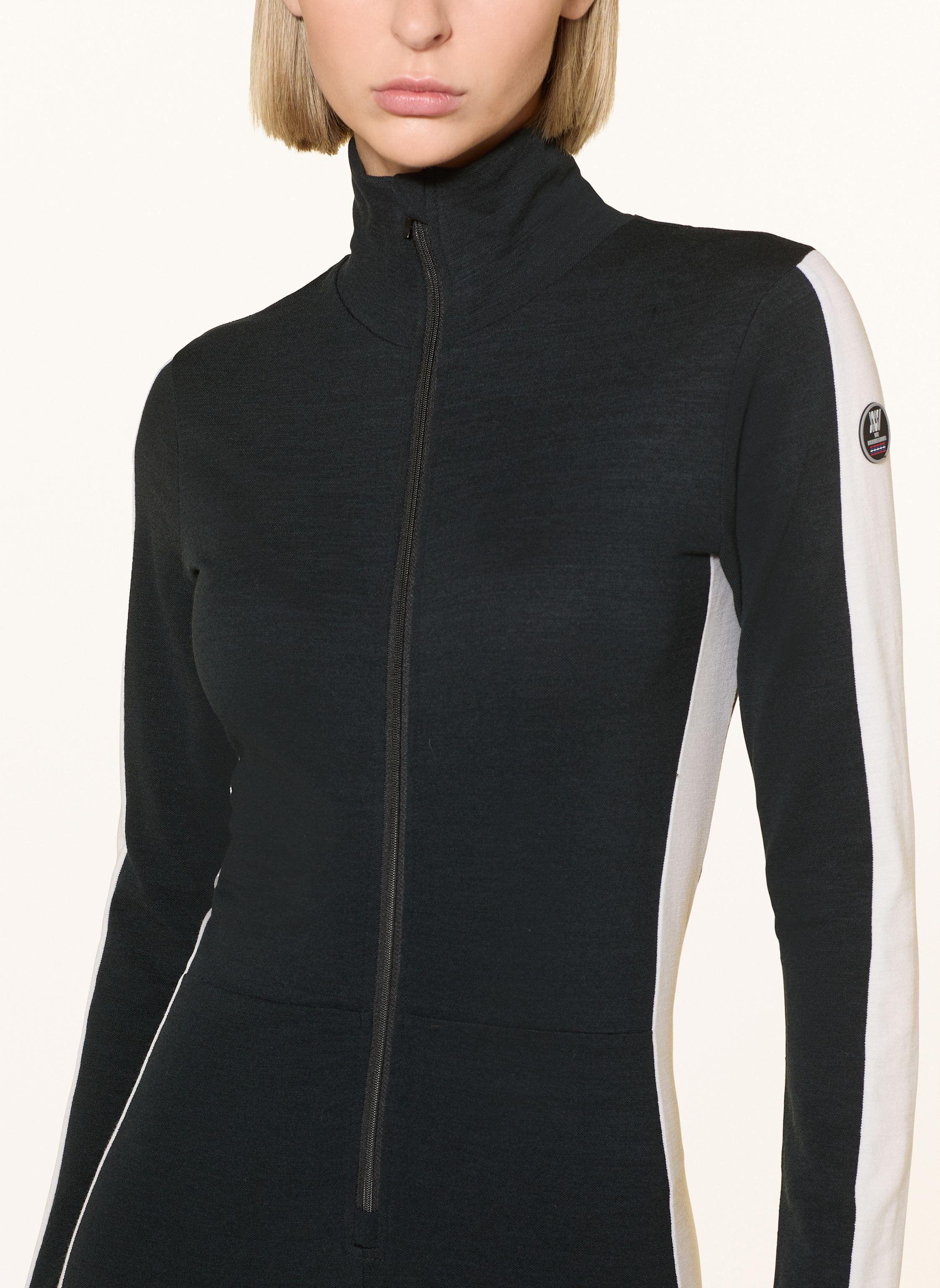 Thumbnail - We Norwegians Jumpsuit Voss Aus Merinowolle schwarz