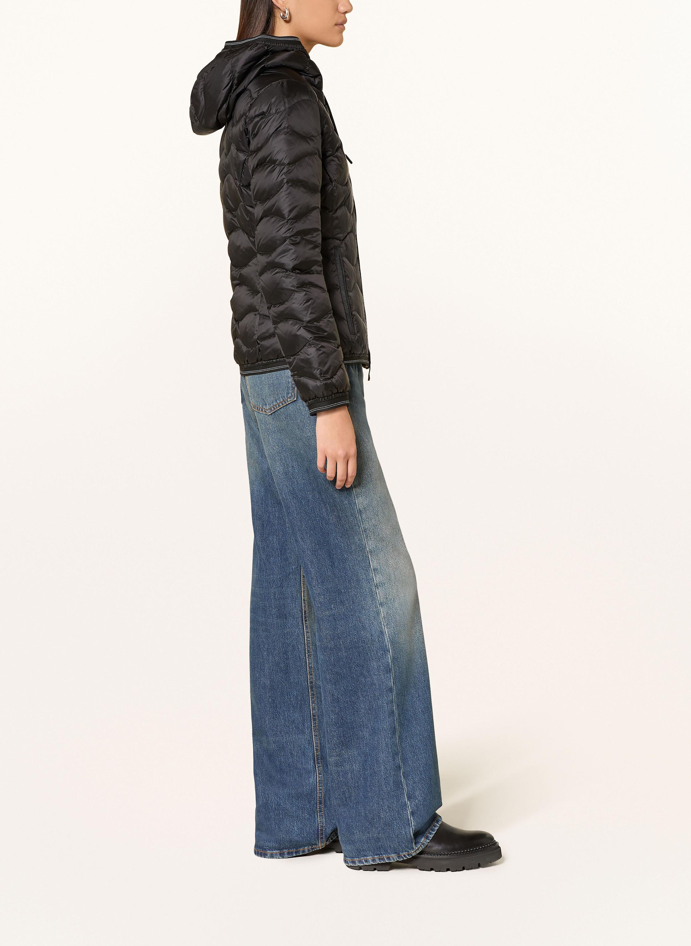 Thumbnail - Blauer Daunenjacke Camelia schwarz