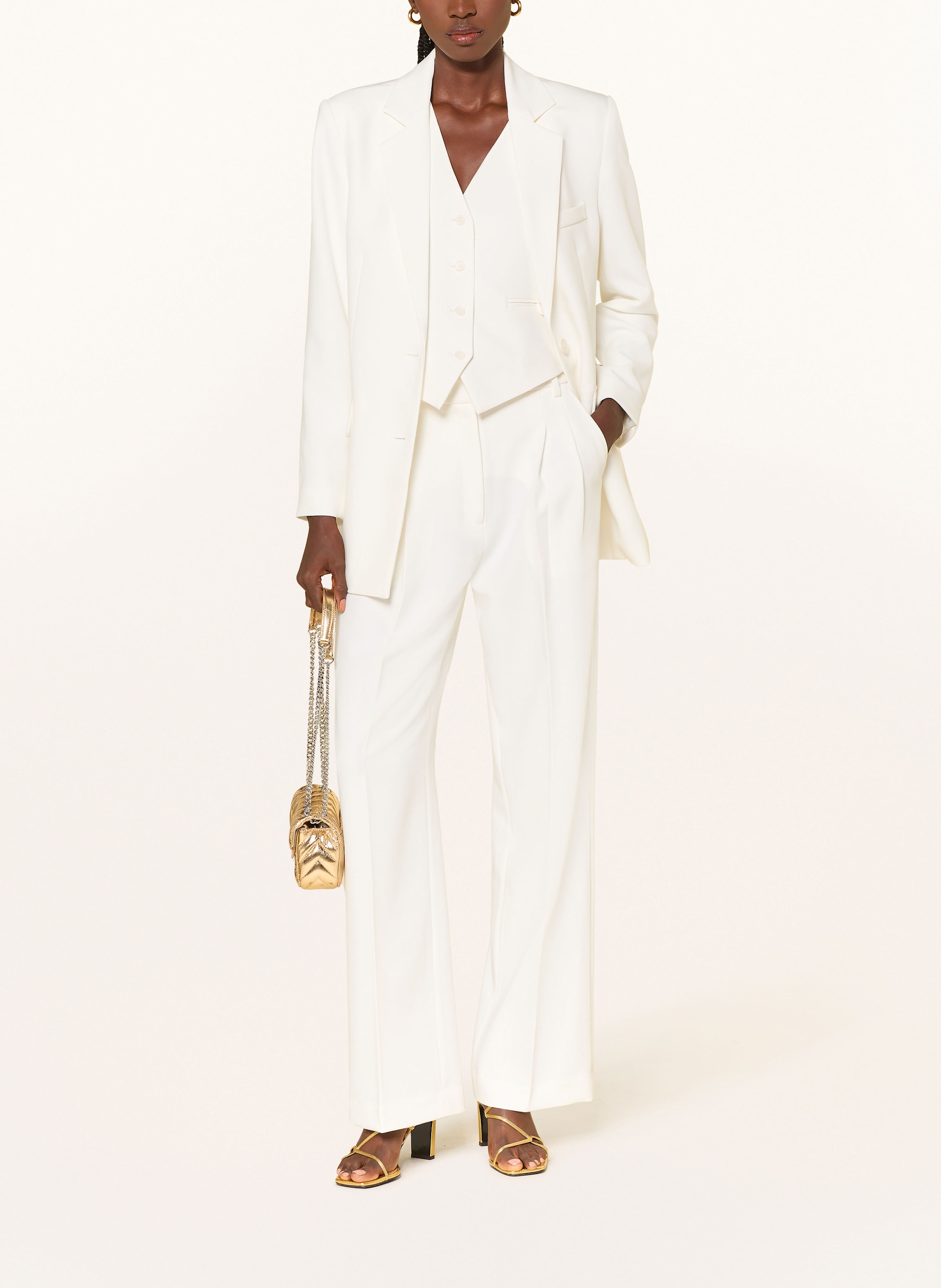 Thumbnail - Mrs & Hugs Blazerweste weiss