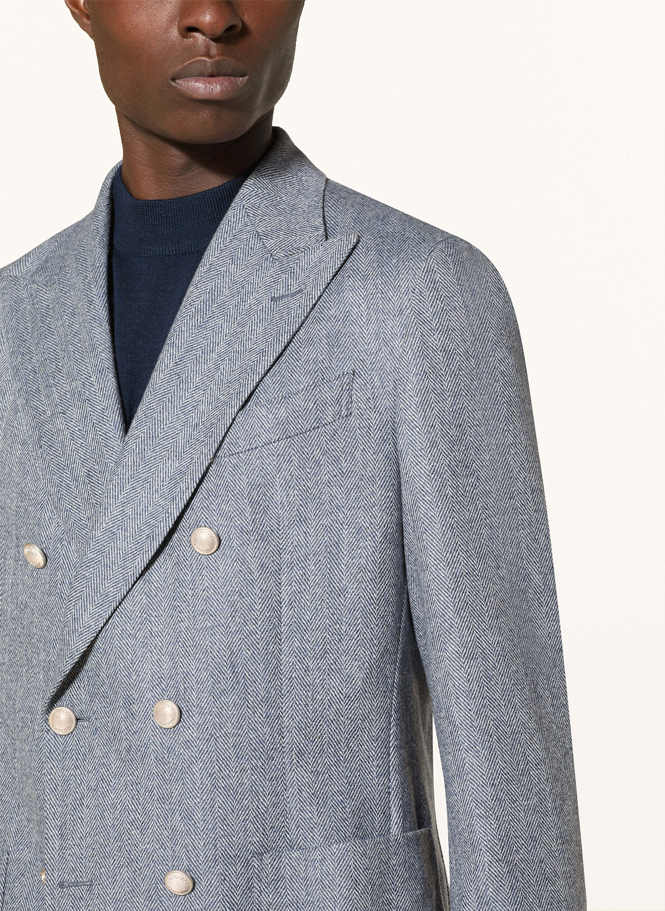 Thumbnail - Windsor. Sakko Salio Shaped Fit blau