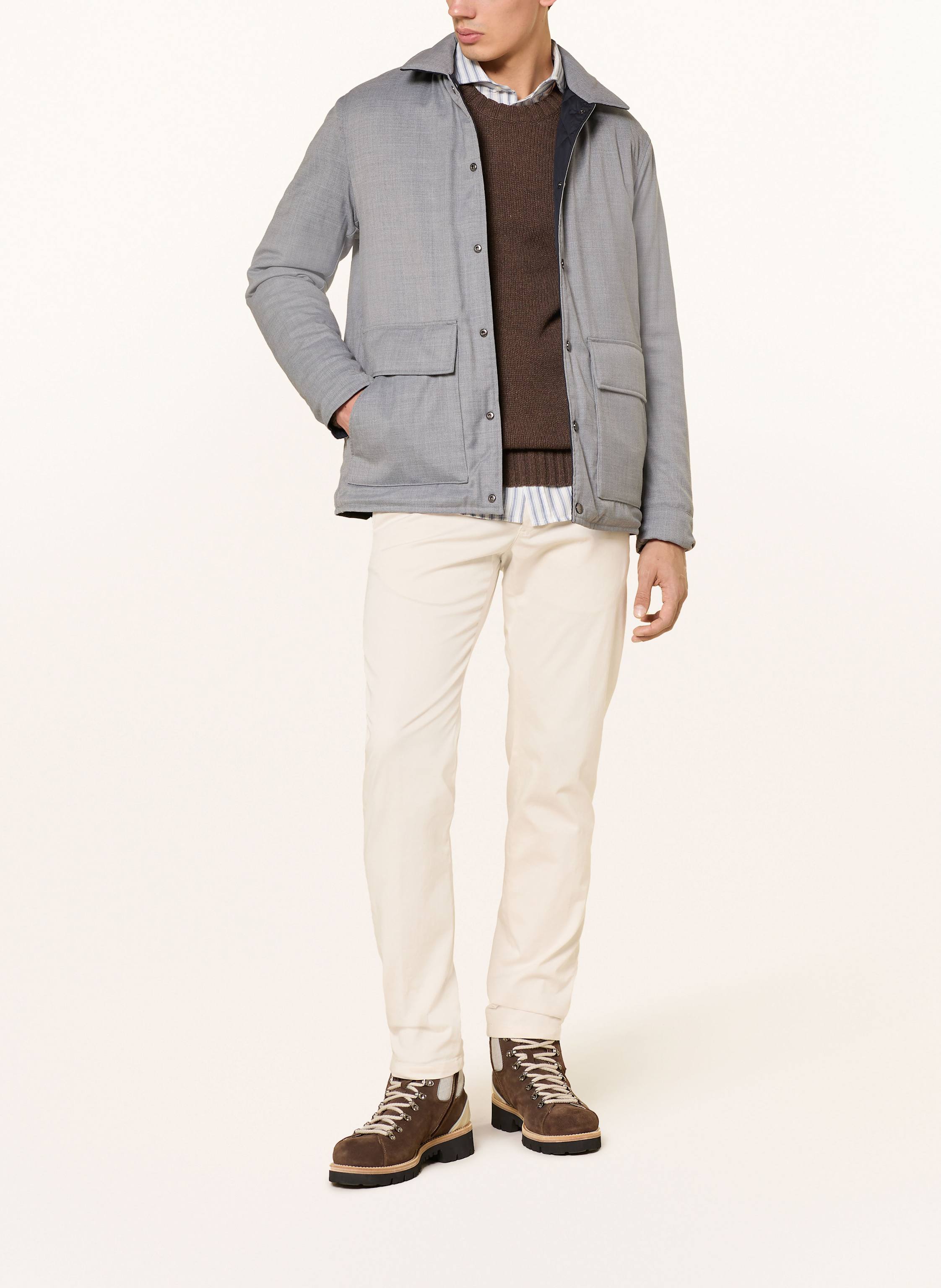 Thumbnail - Windsor. Steppjacke Orazio Zum Wenden blau