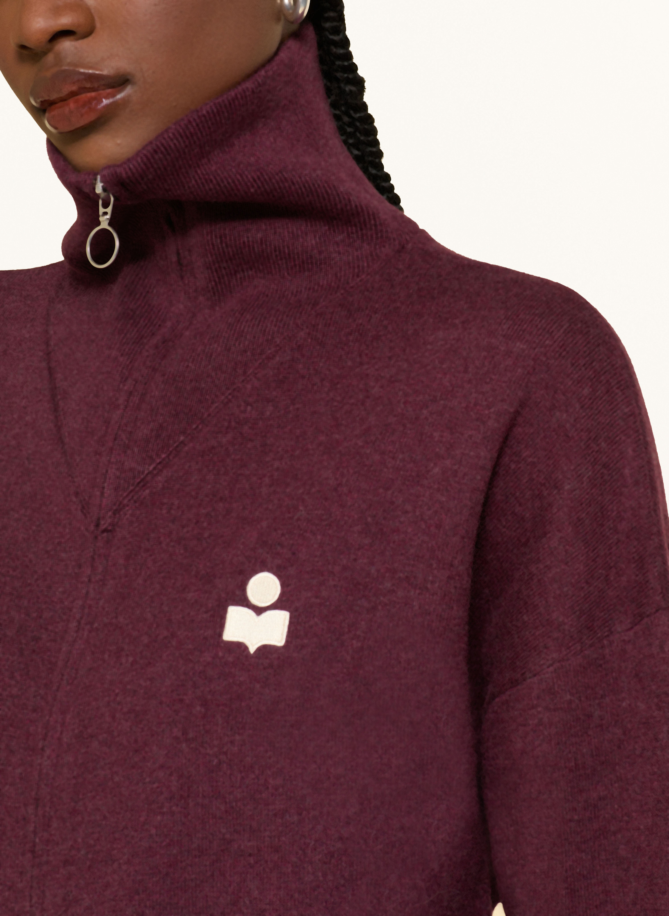 Thumbnail - Marant Étoile Strickjacke Axelle rot