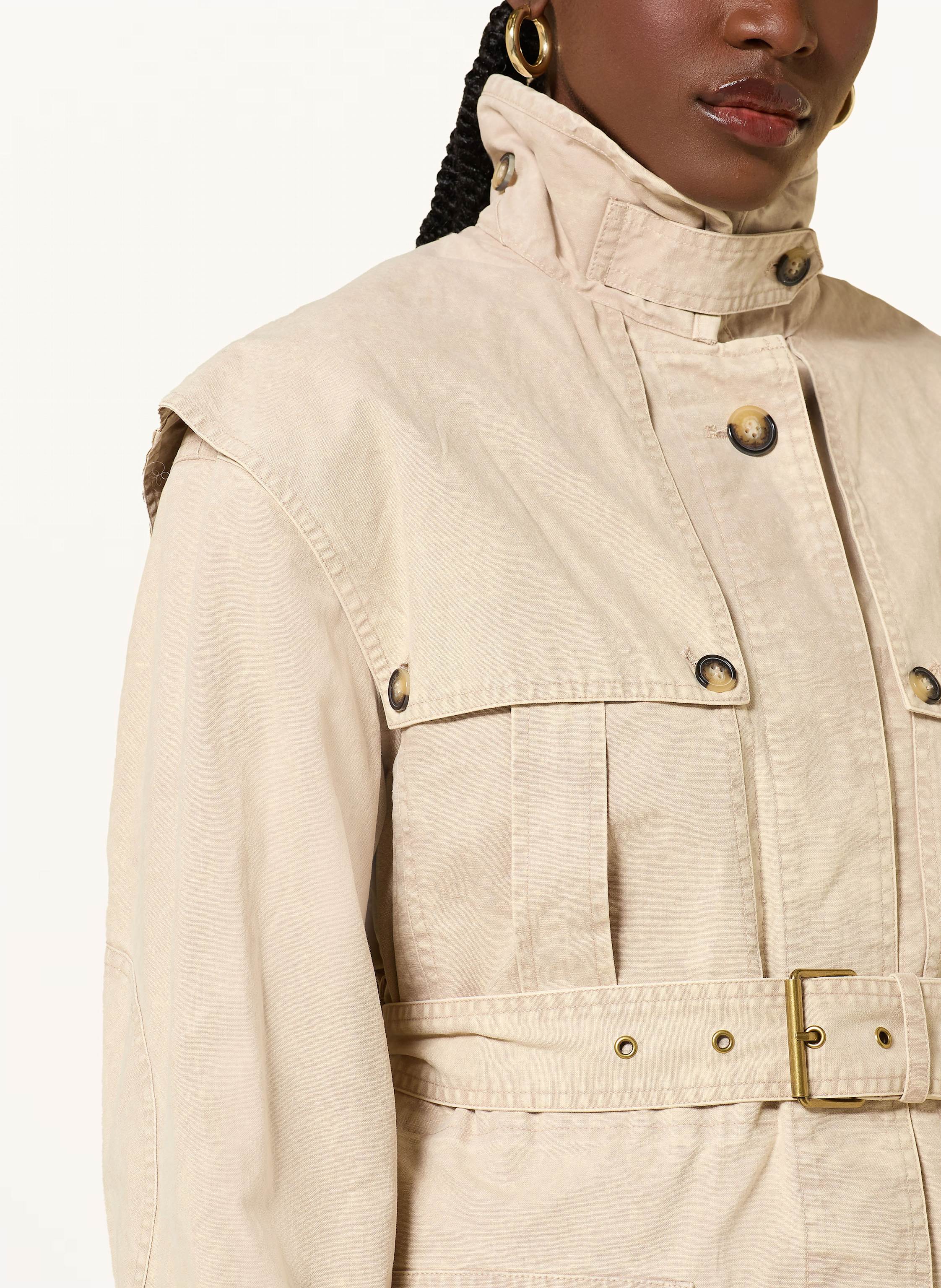 Thumbnail - Marant Étoile Jacke Malika beige