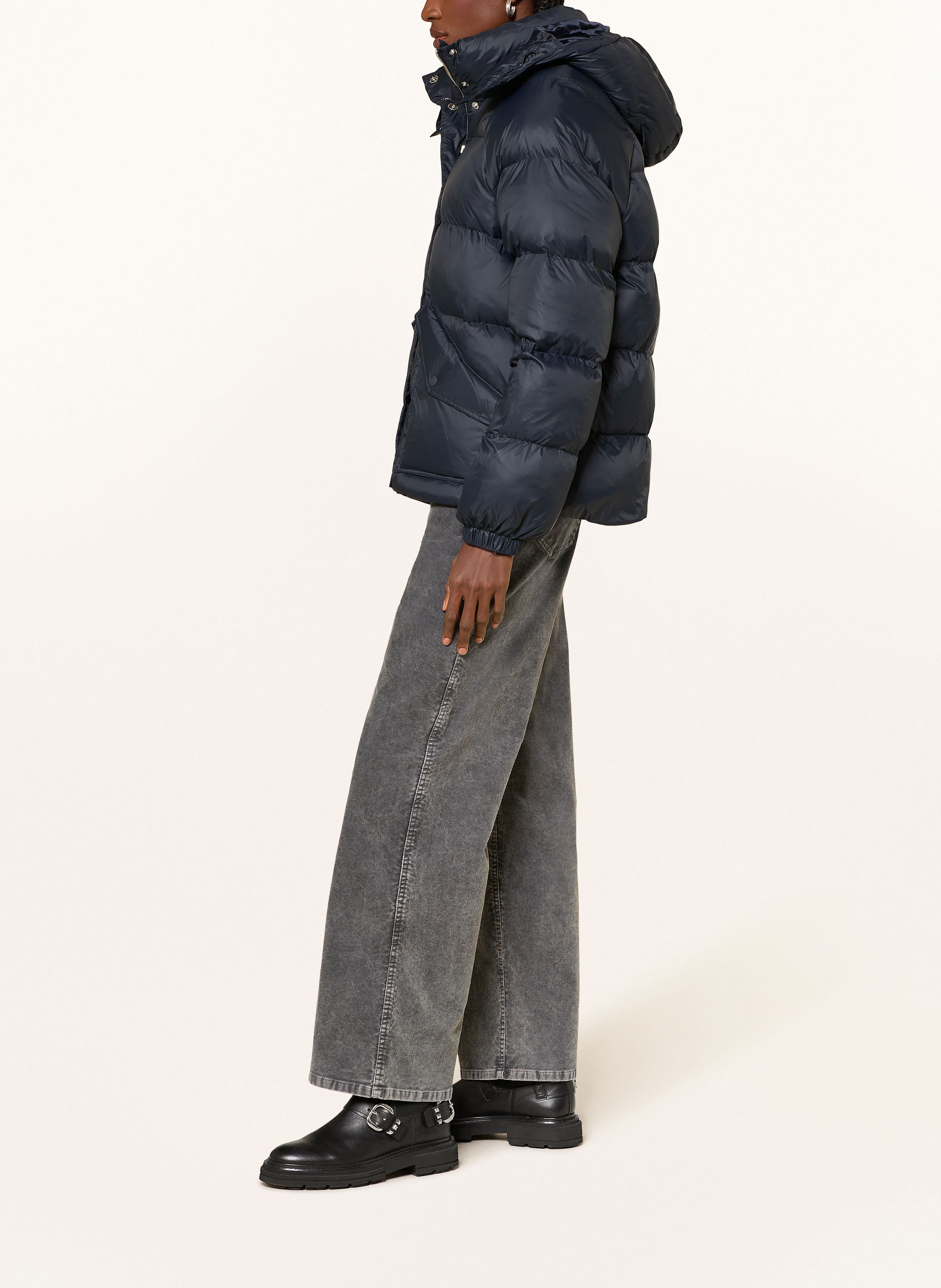 Thumbnail - Samsøe  Samsøe Steppjacke Sahanay Mit Abnehmbarer Kapuze blau