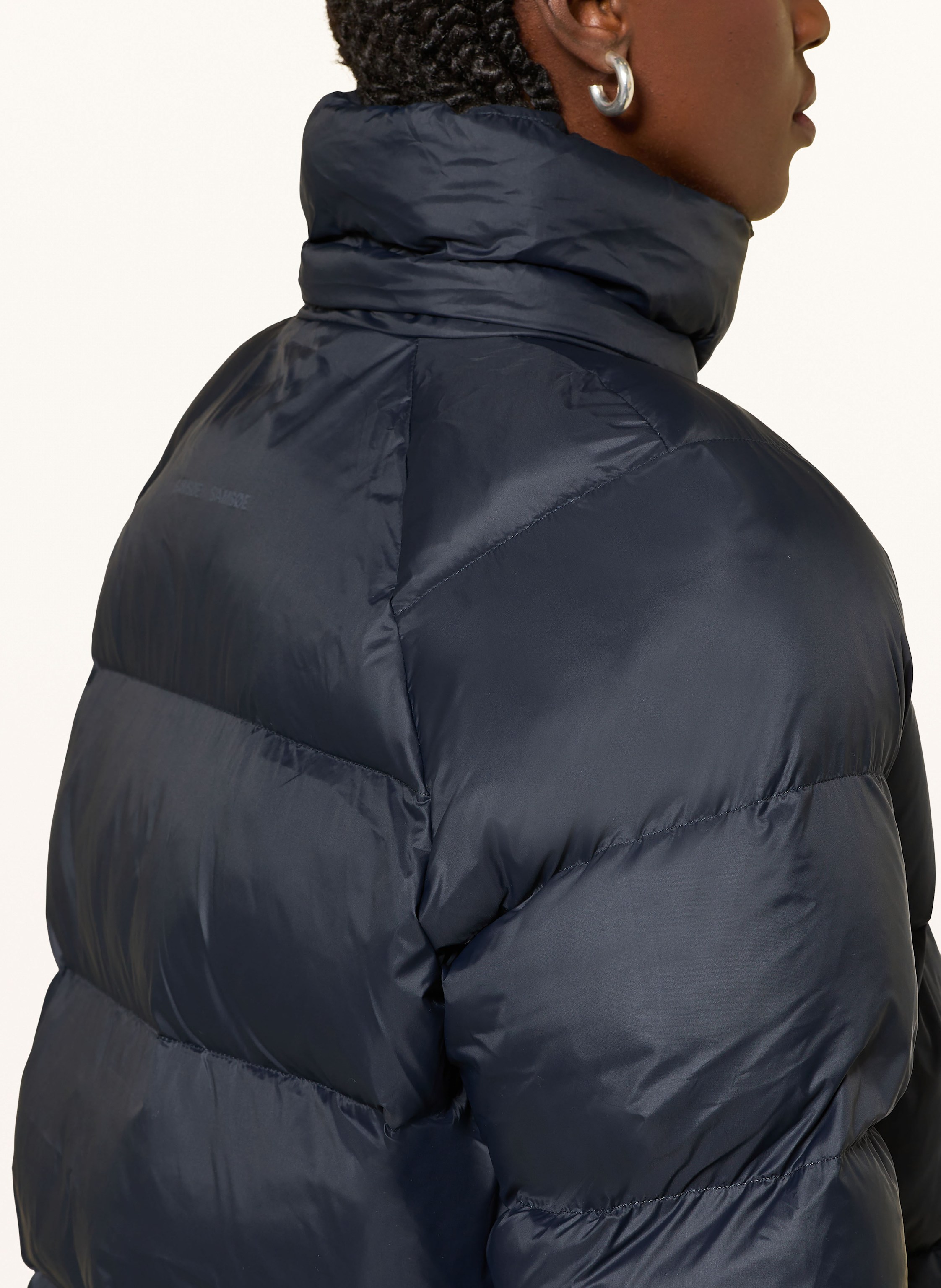 Thumbnail - Samsøe  Samsøe Steppjacke Sahanay Mit Abnehmbarer Kapuze blau