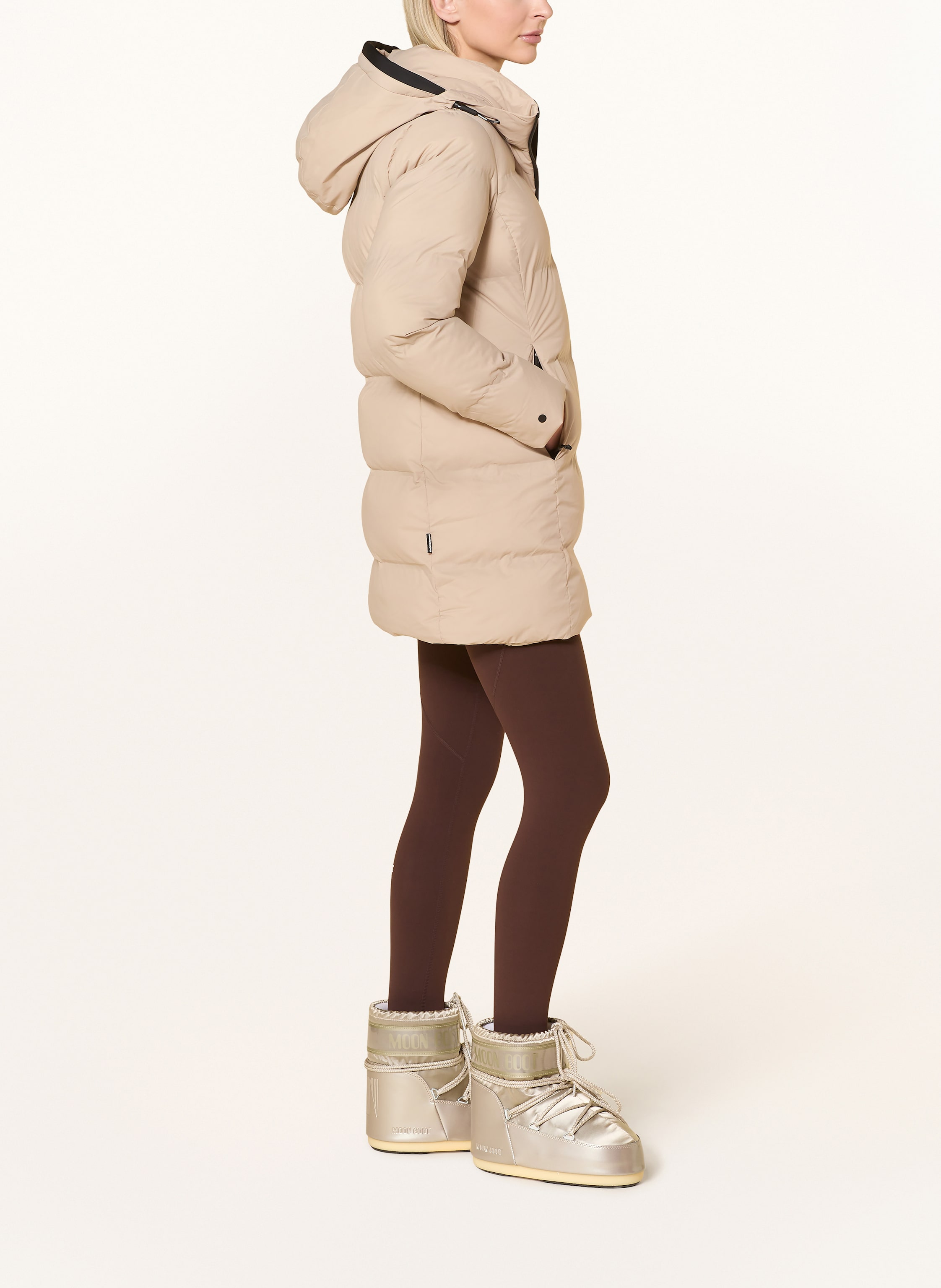 Thumbnail - Khujo Steppmantel tanare3 beige