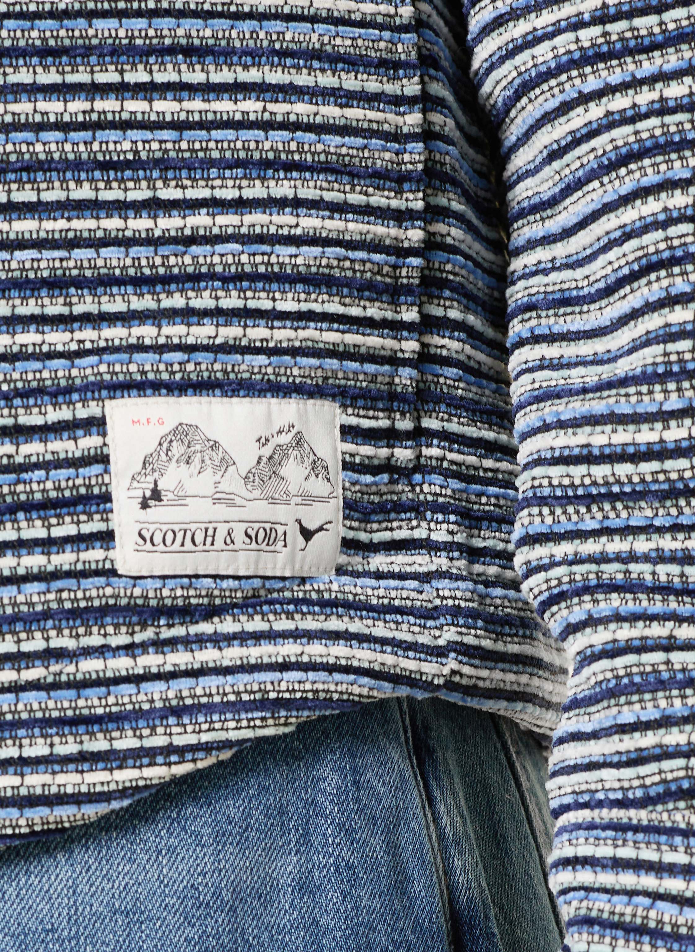 Thumbnail - Scotch & Soda Overshirt blau