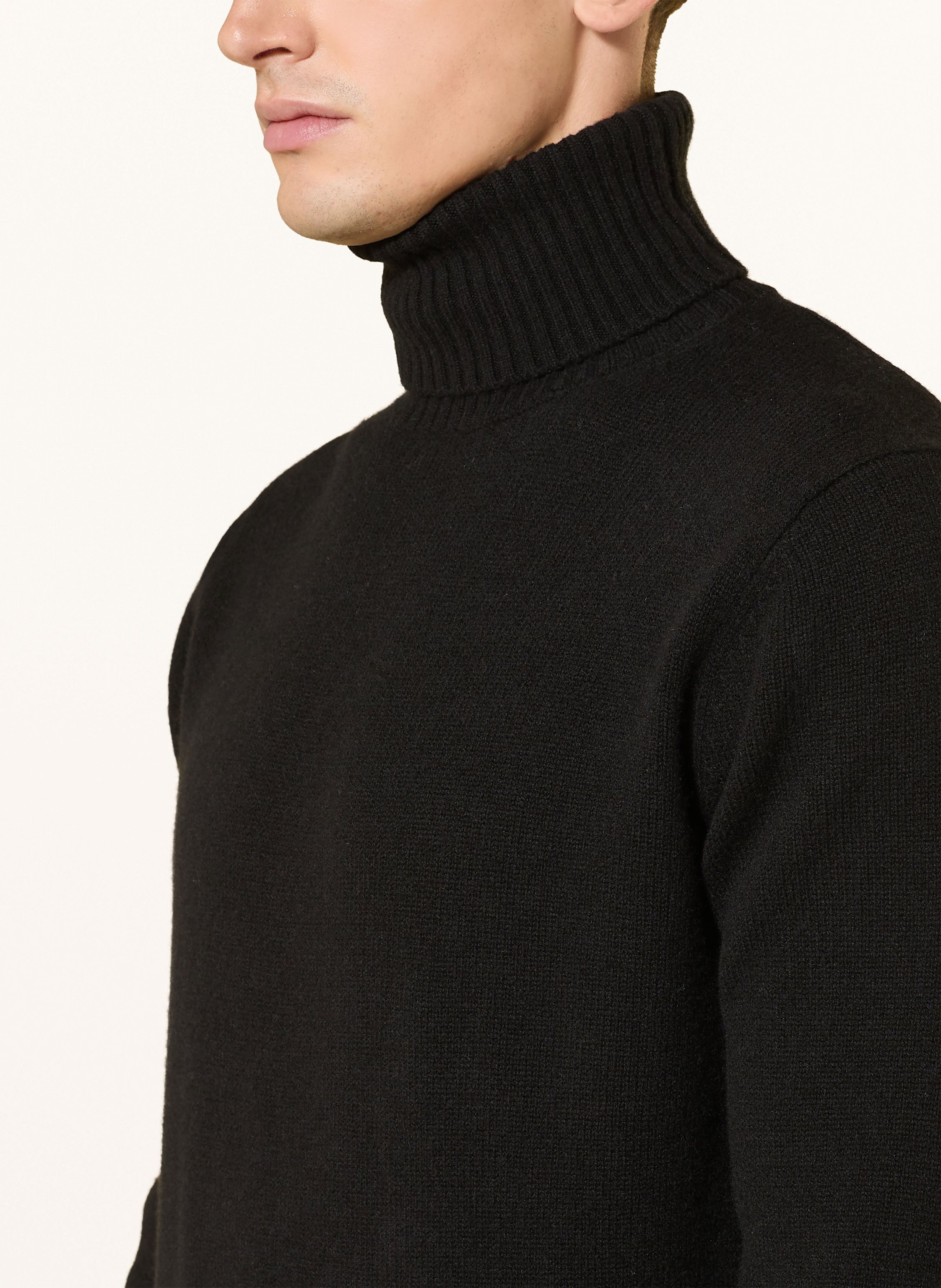 Thumbnail - Ecoalf Rollkragenpullover schwarz