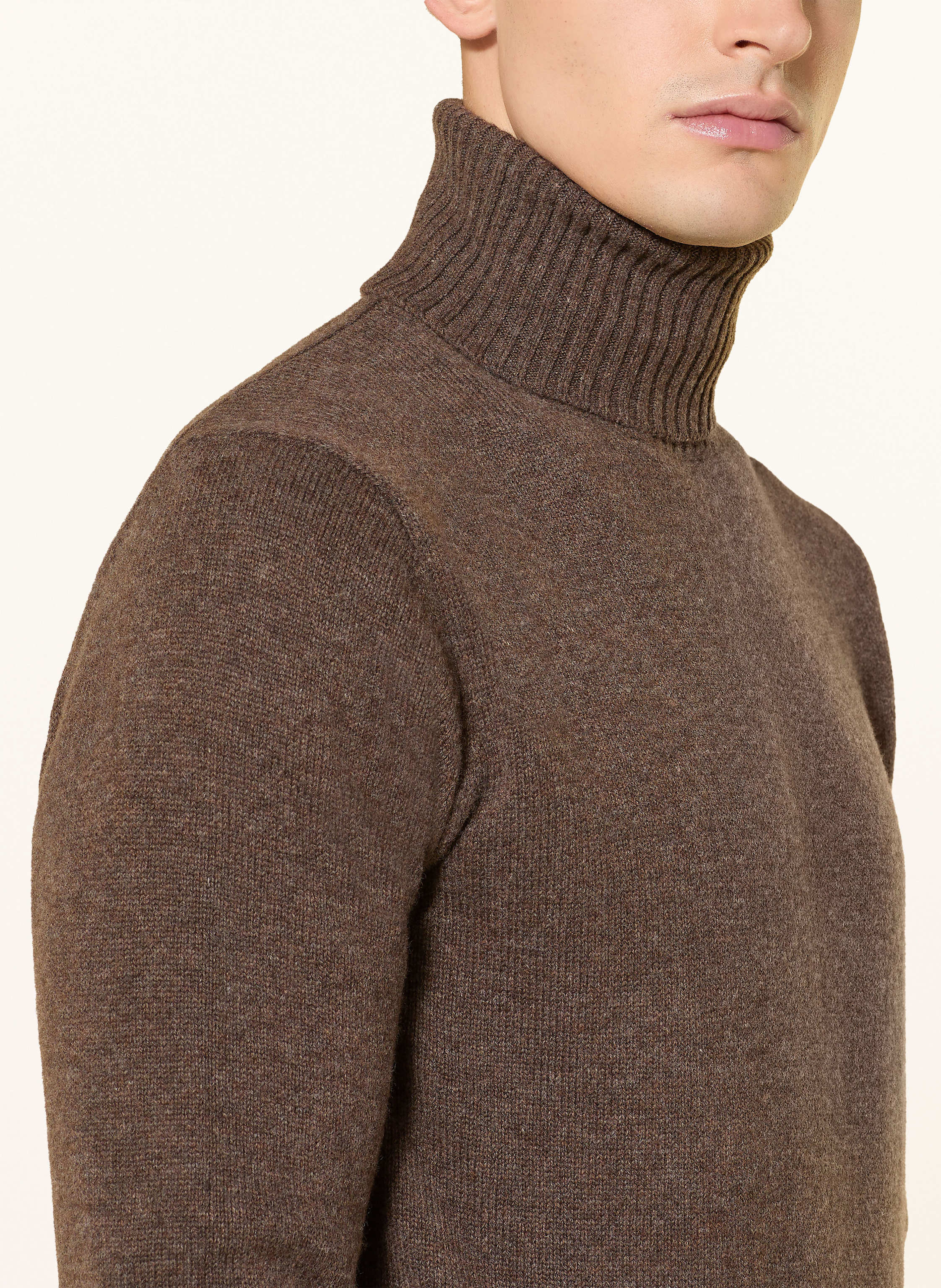 Thumbnail - Ecoalf Rollkragenpullover braun