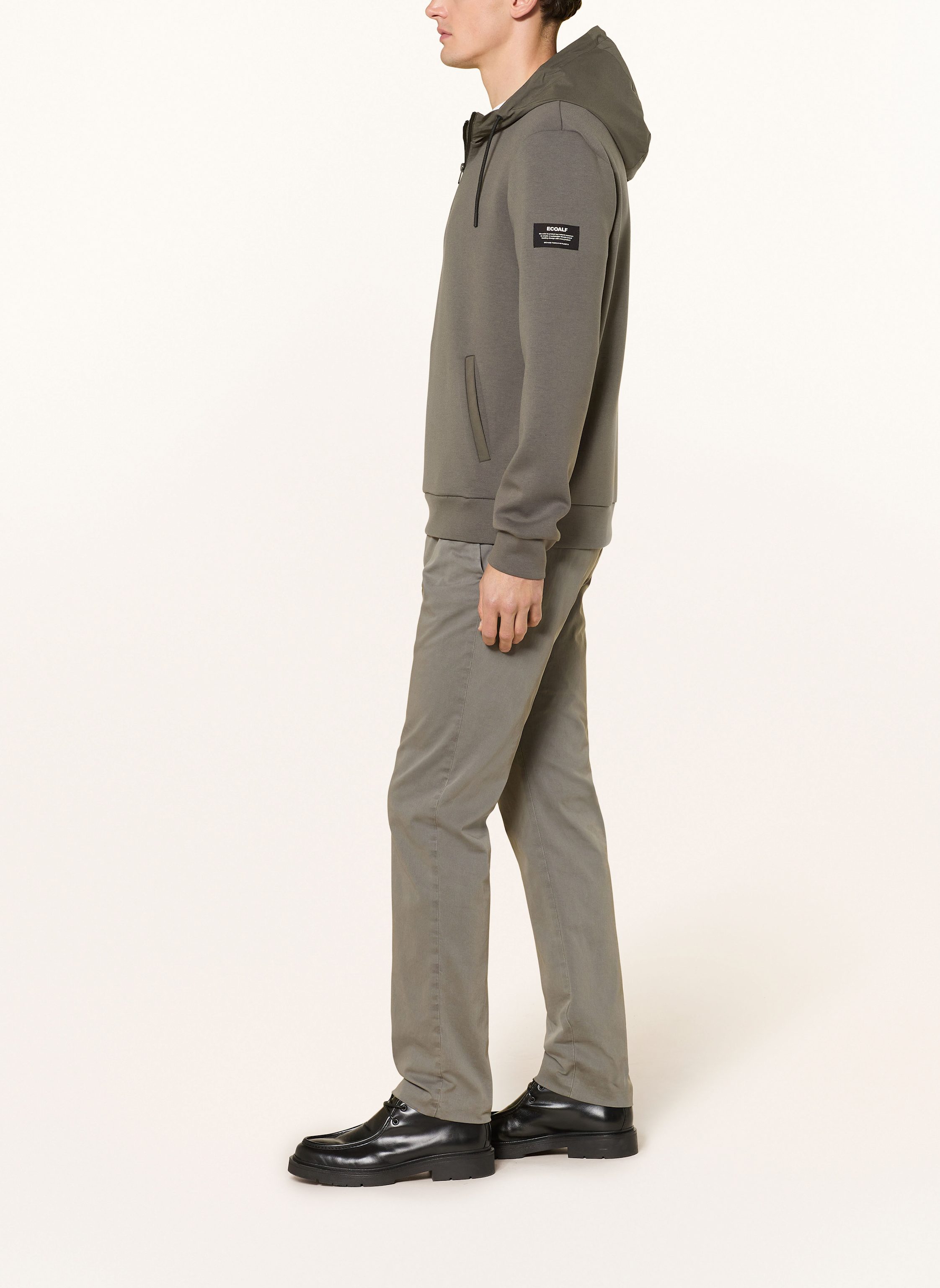 Thumbnail - Ecoalf Hoodie Surat Im Materialmix gruen