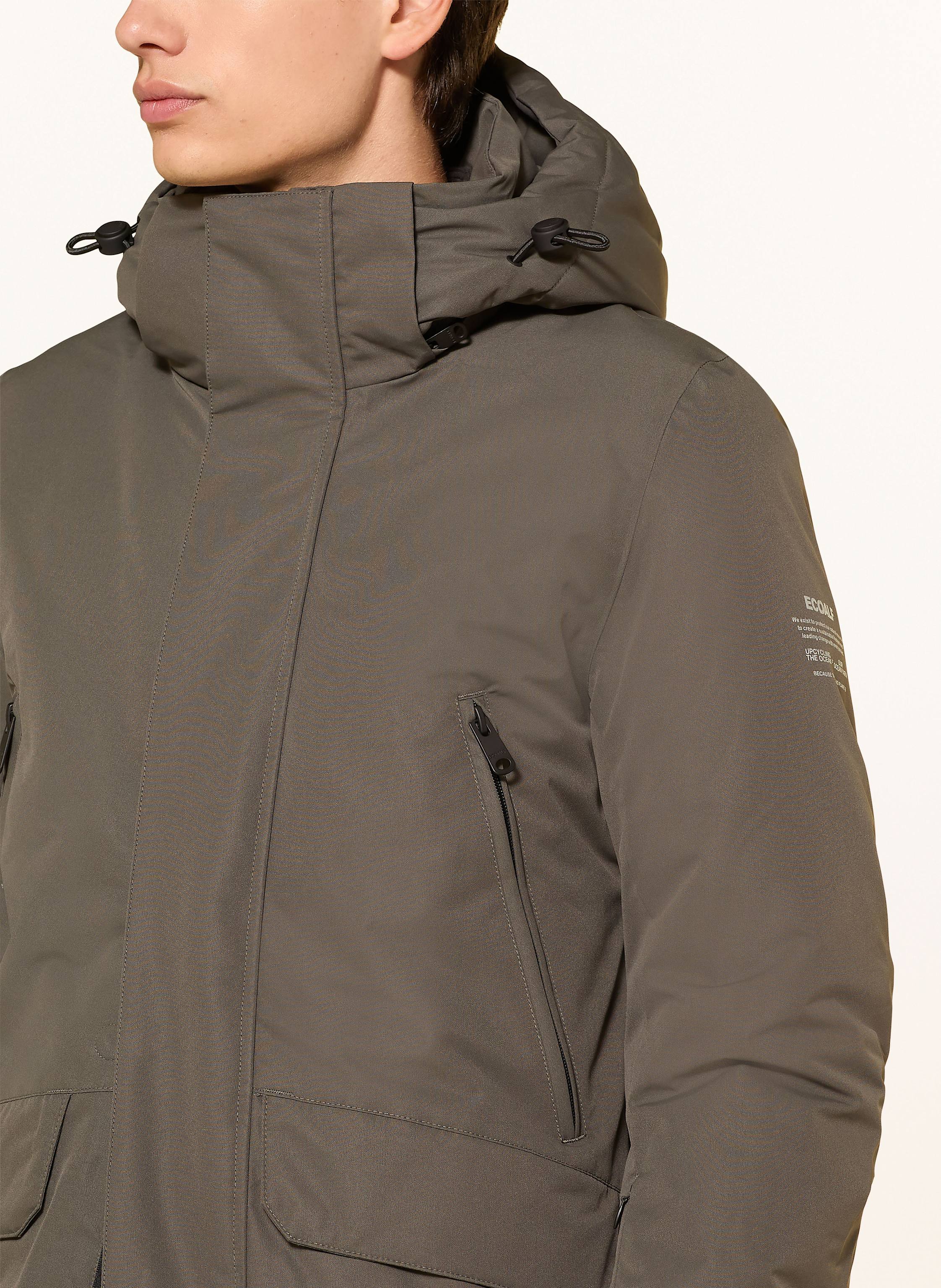 Thumbnail - Ecoalf Parka Mit Abnehmbarer Kapuze grau