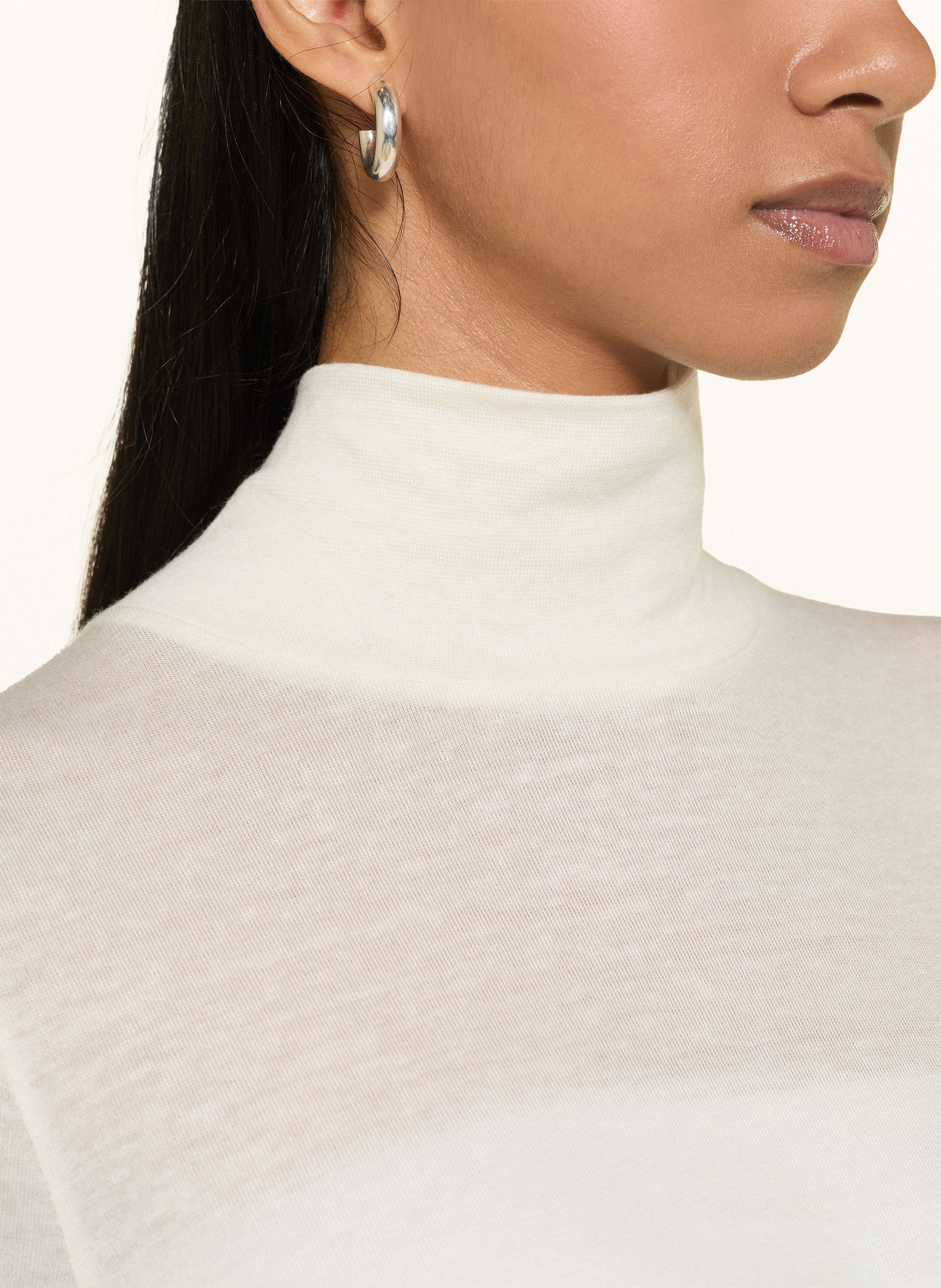 Thumbnail - Windsor. Rollkragenshirt weiss