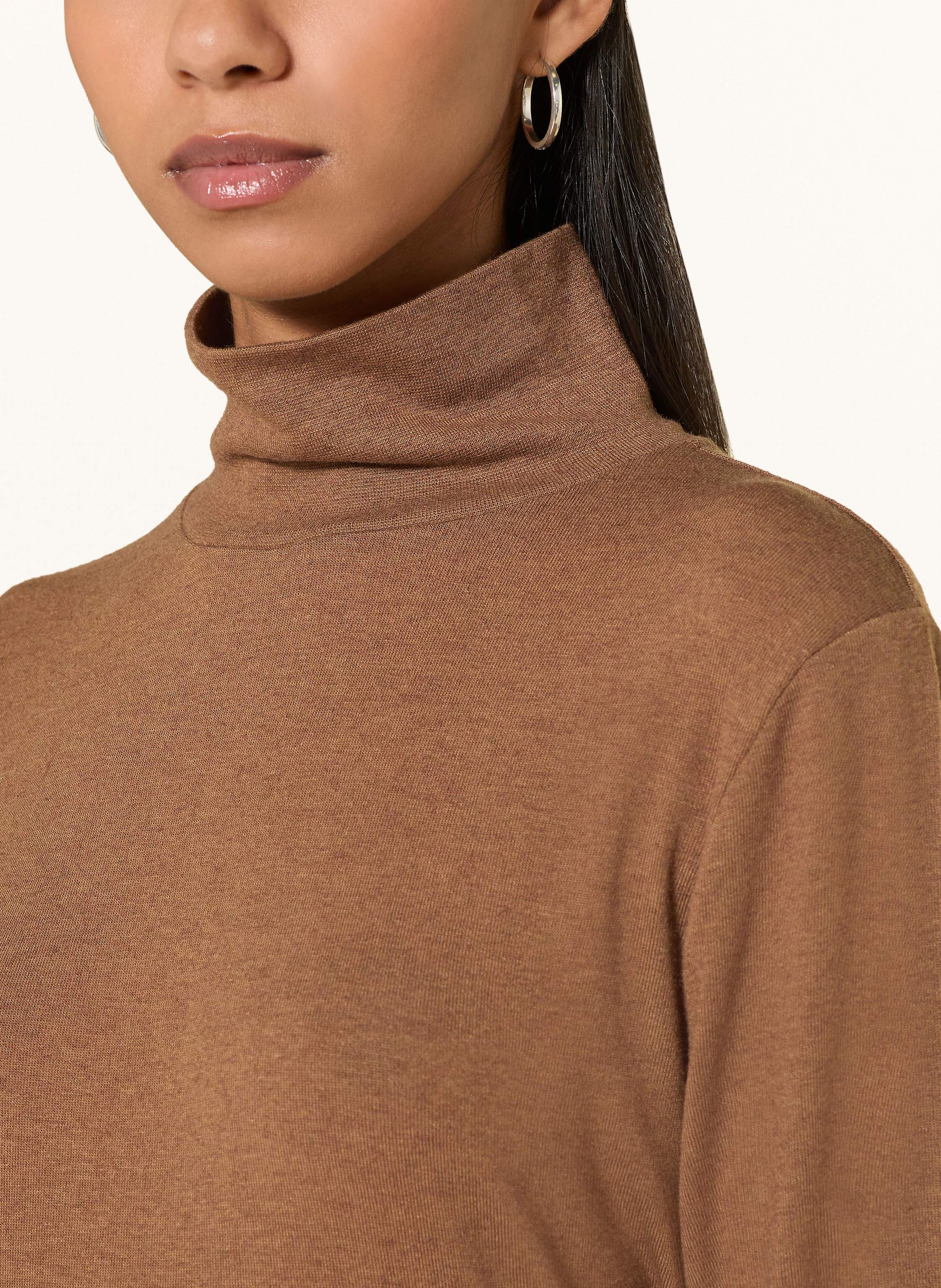 Thumbnail - Windsor. Rollkragenshirt braun