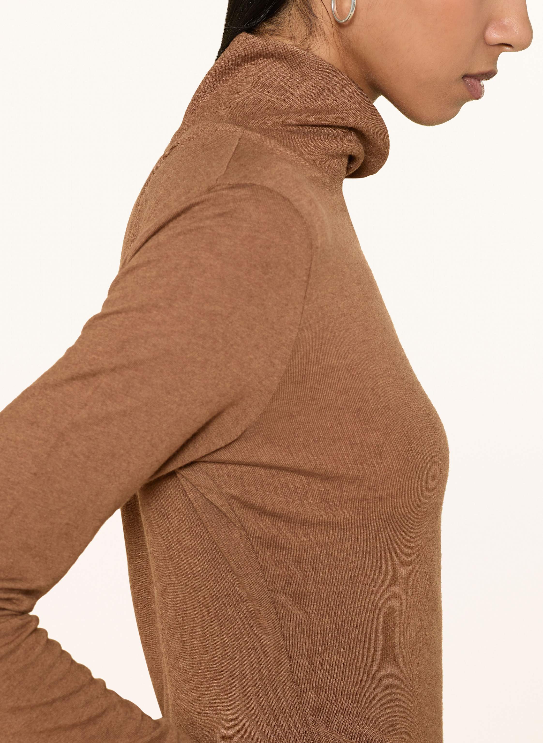 Thumbnail - Windsor. Rollkragenshirt braun