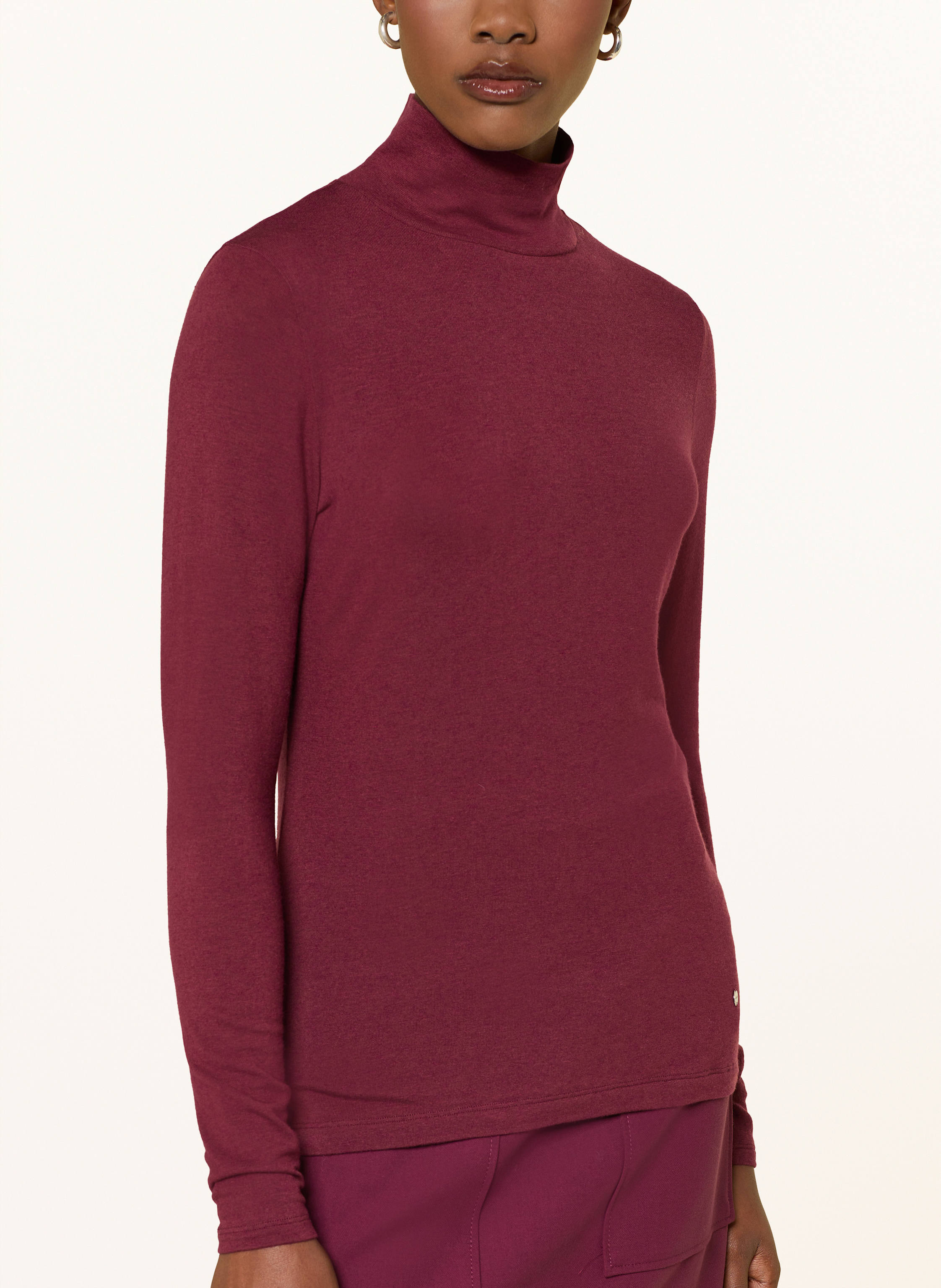 Thumbnail - Windsor. Rollkragenshirt rot