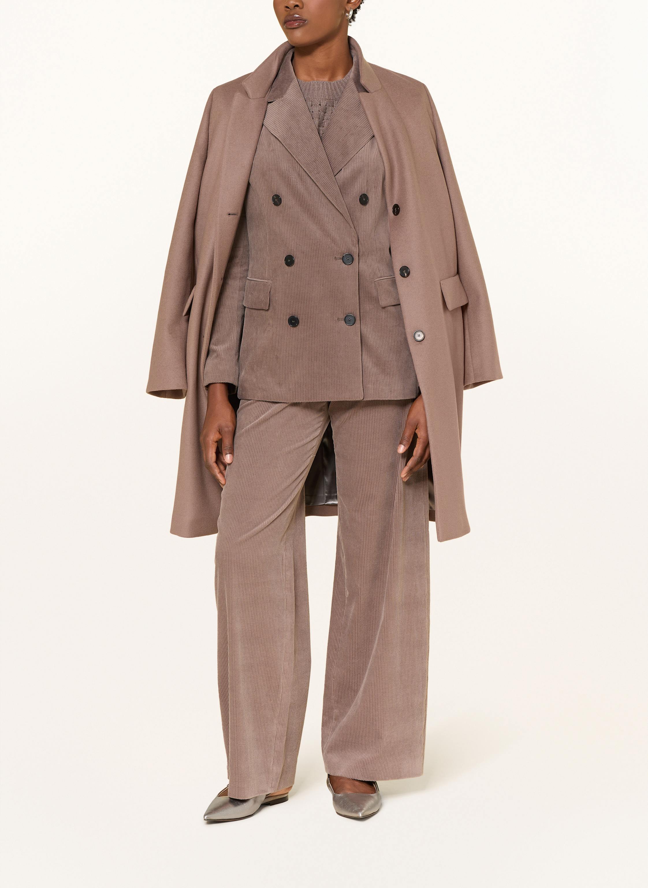 Thumbnail - Windsor. Cordblazer beige