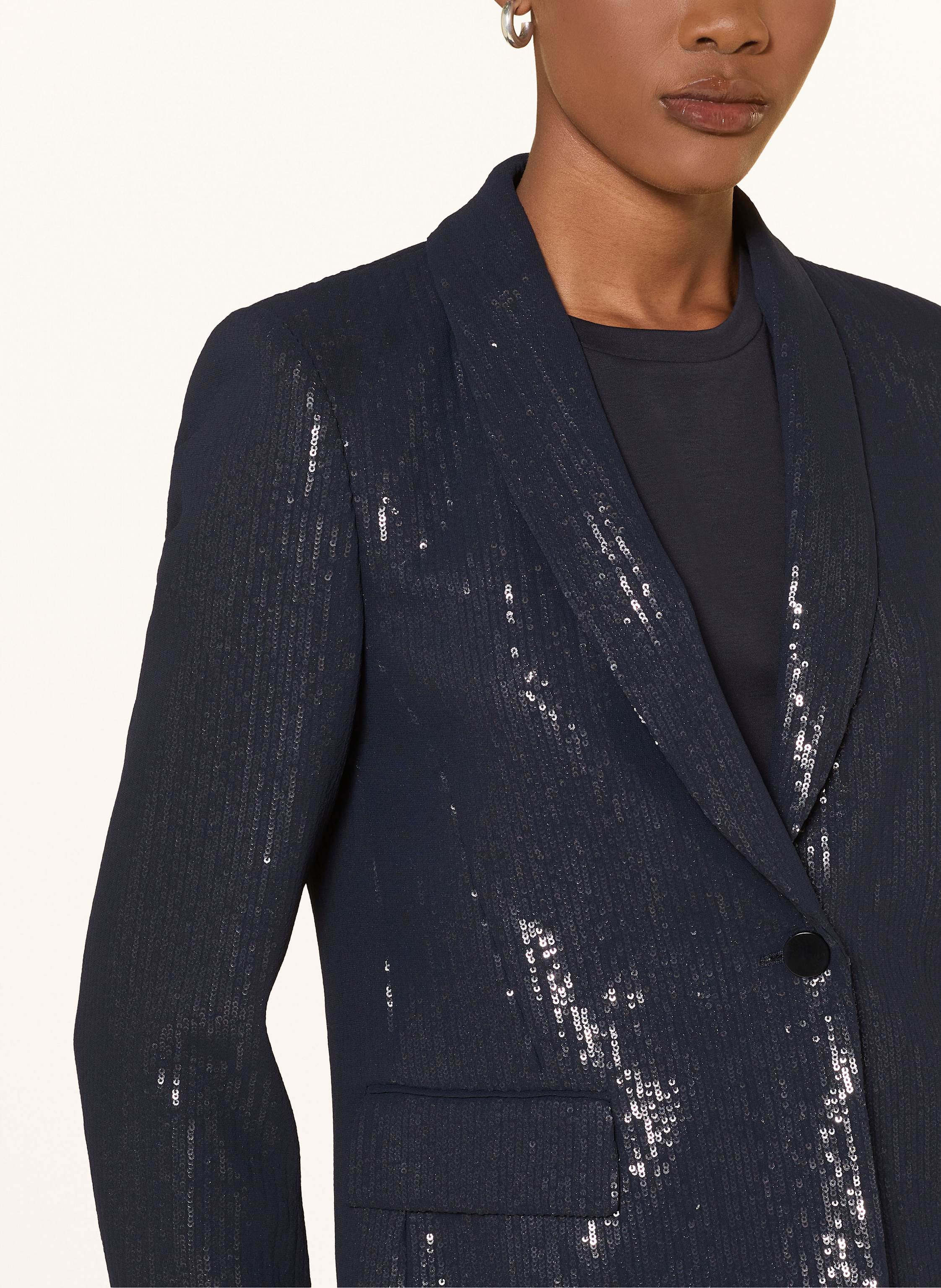 Thumbnail - Windsor. Blazer Mit Pailletten blau