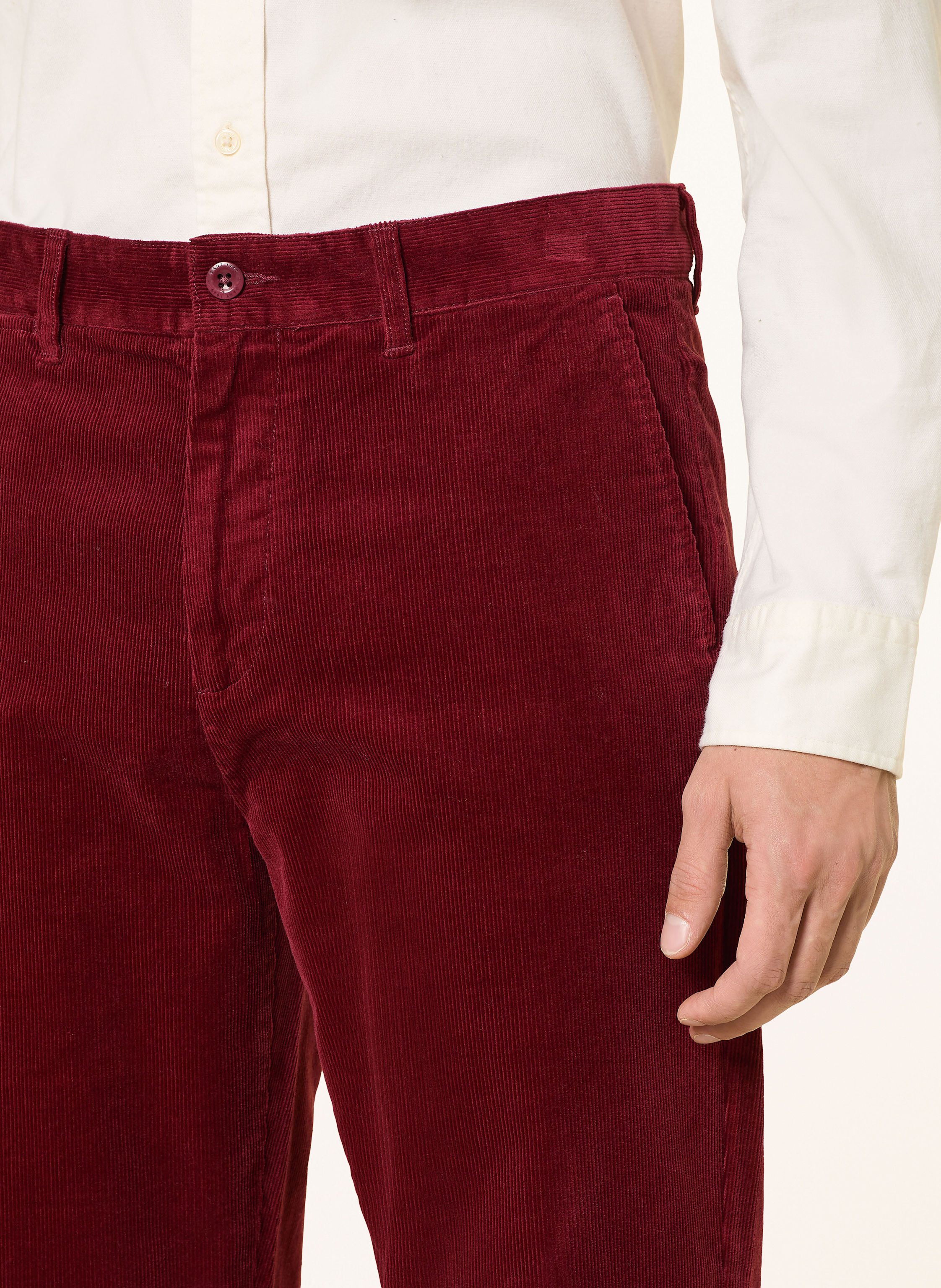 Thumbnail - Gant Cordhose Regular Fit rot