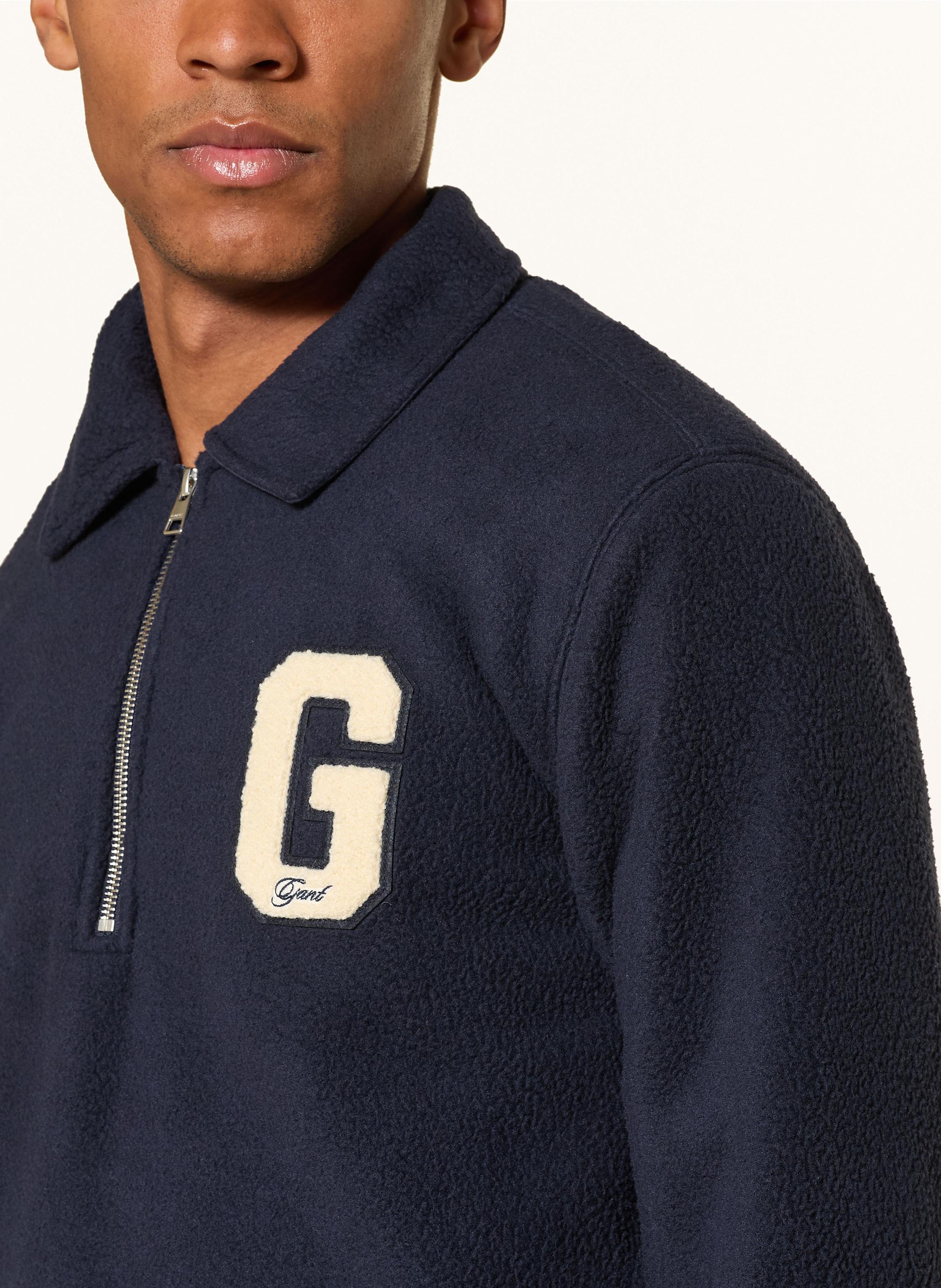 Thumbnail - Gant Fleece-Troyer blau