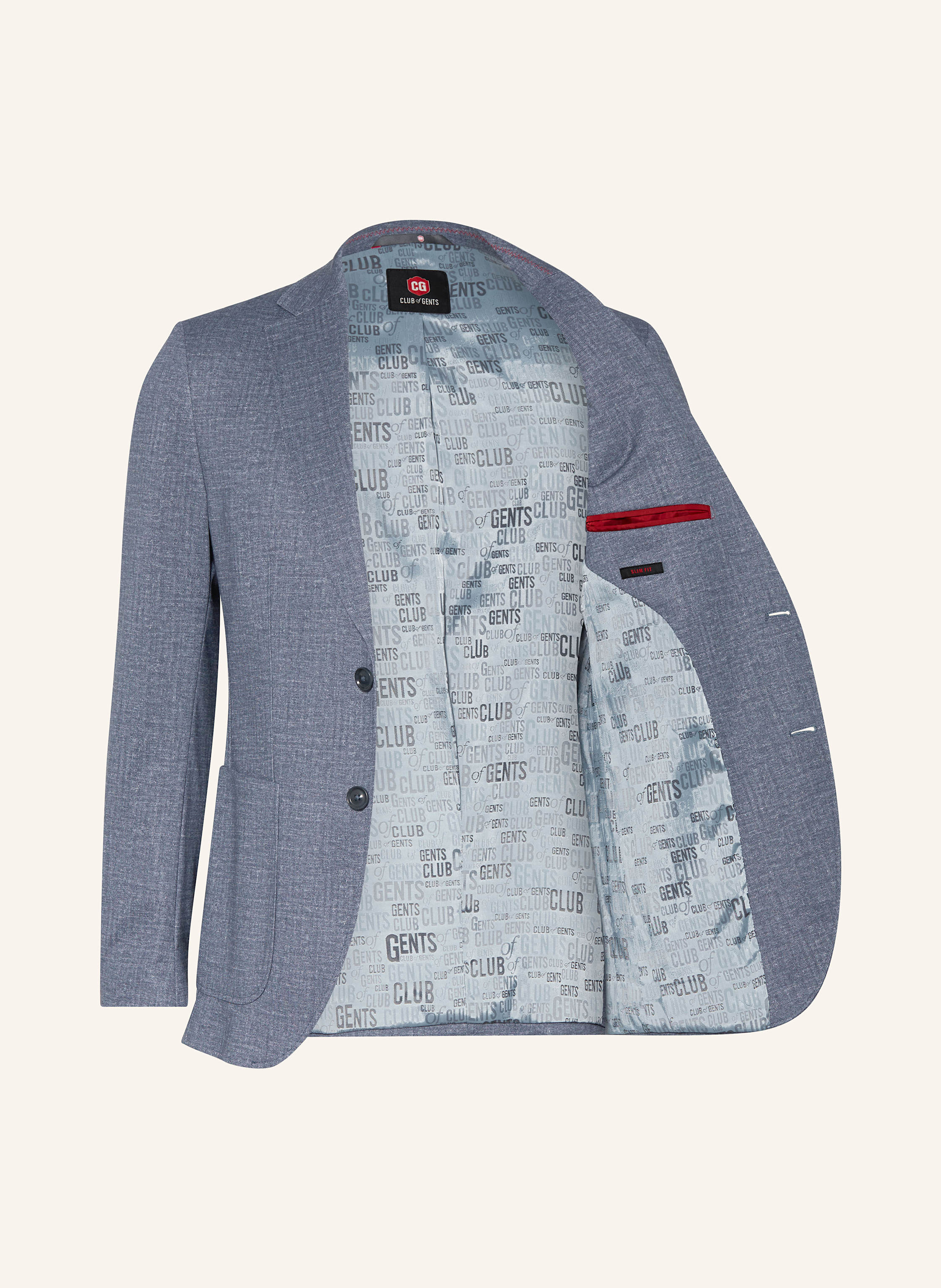 Thumbnail - Cg - Club Of Gents Sakko Cuba Slim Fit blau