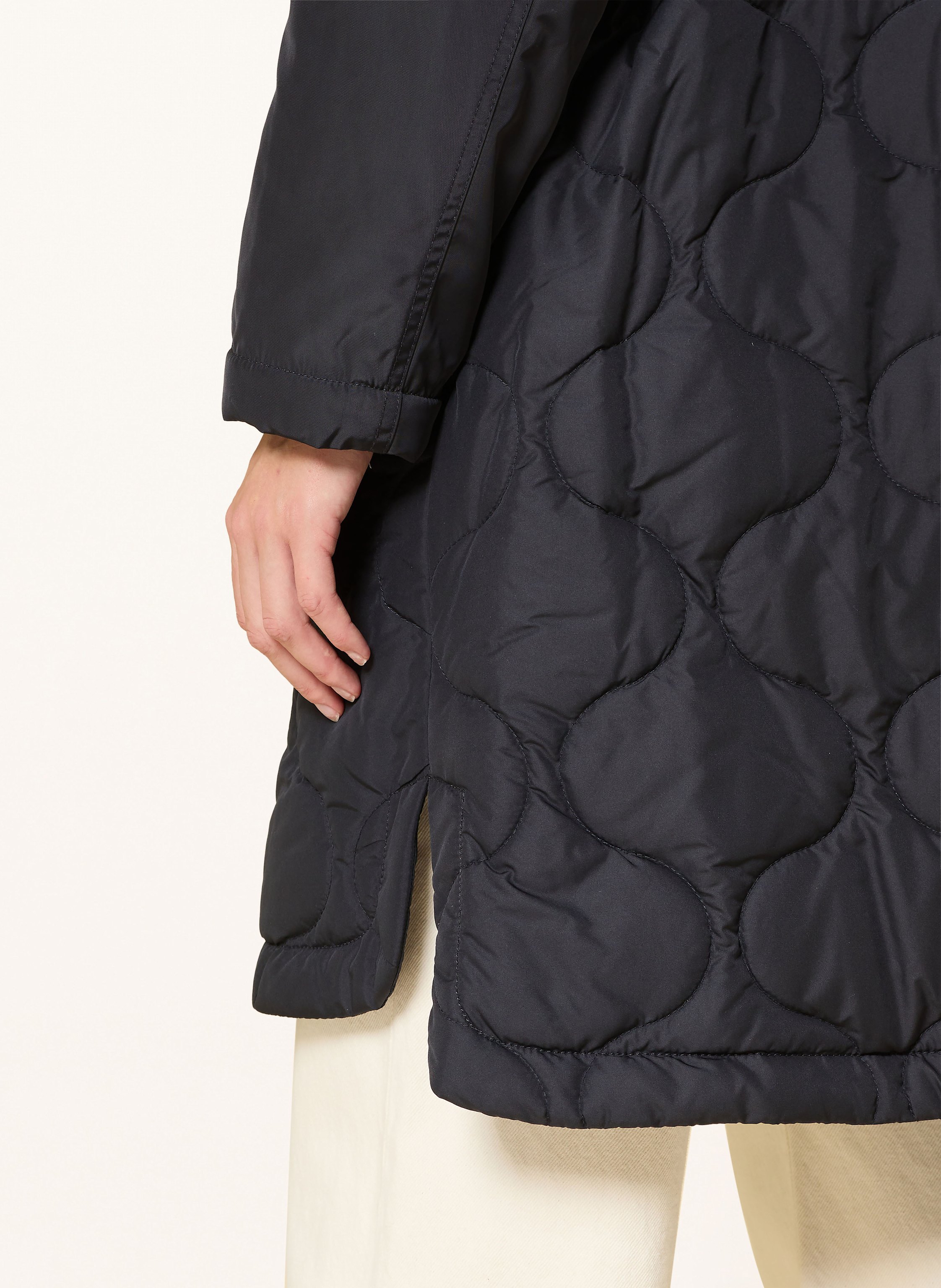 Thumbnail - Fuchs Schmitt Steppmantel Mit Kunstfell blau