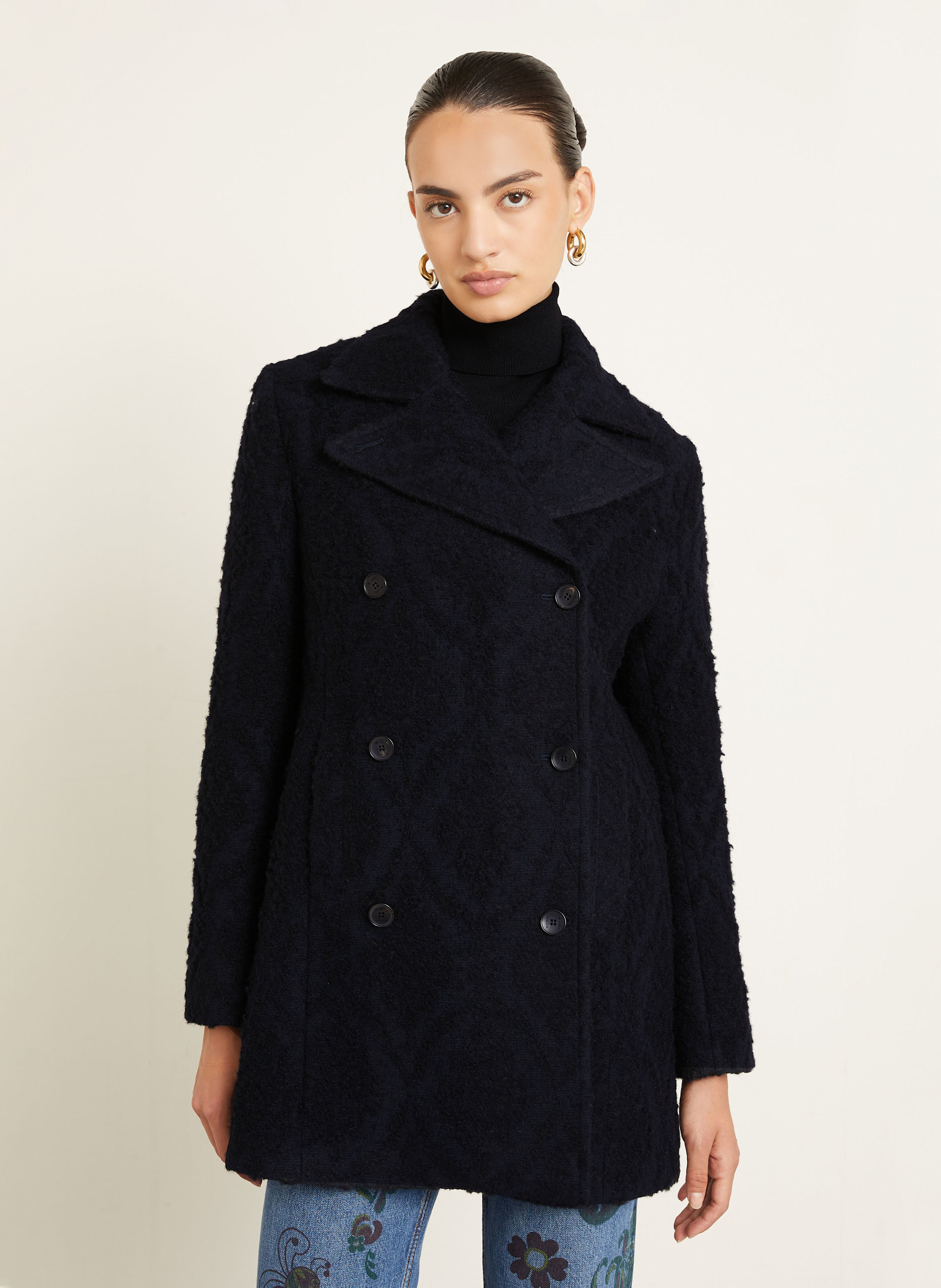 Thumbnail - Etro Tweed-Blazer blau