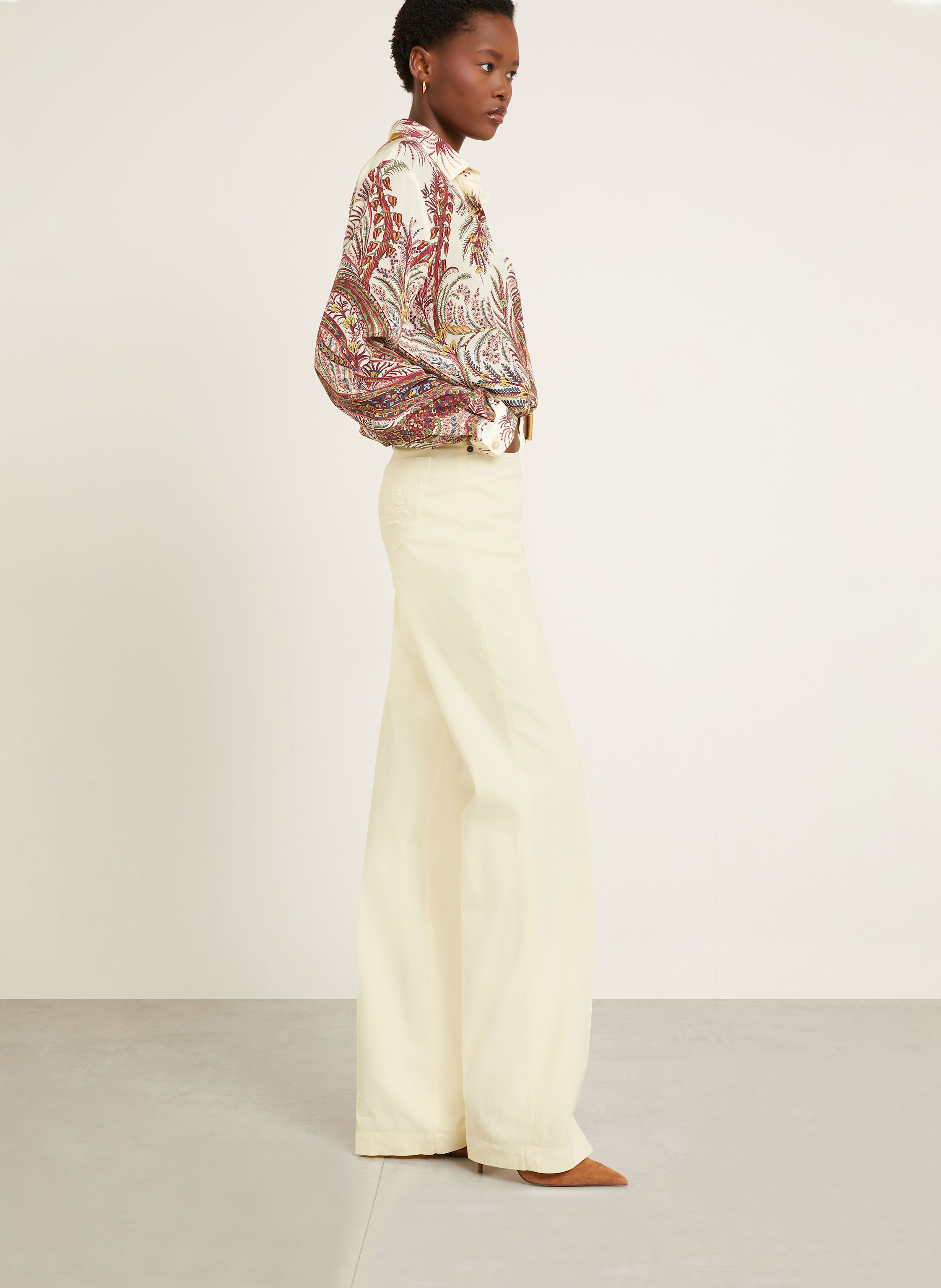 Thumbnail - Etro Bootcut Jeans gelb